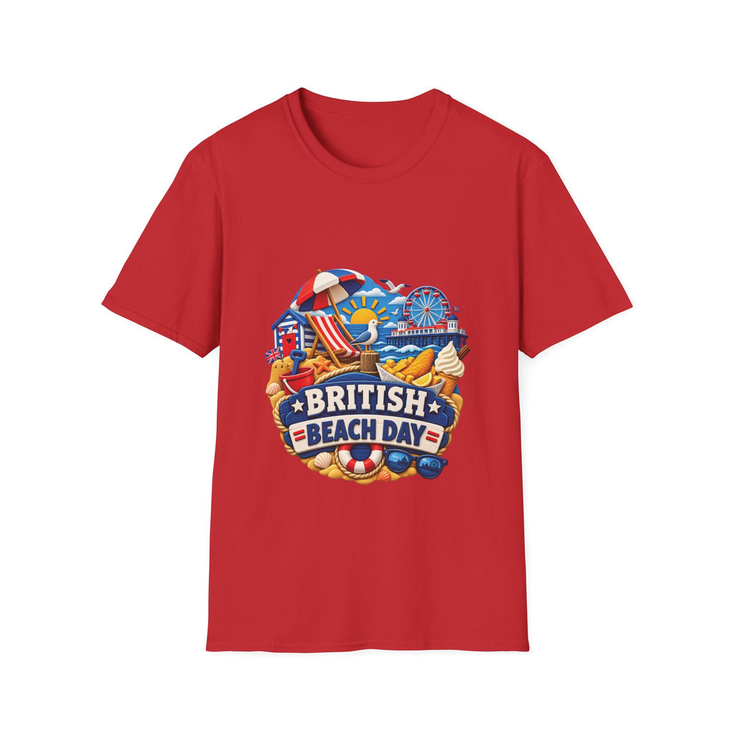 Unisex T-Shirt - British Beach Day