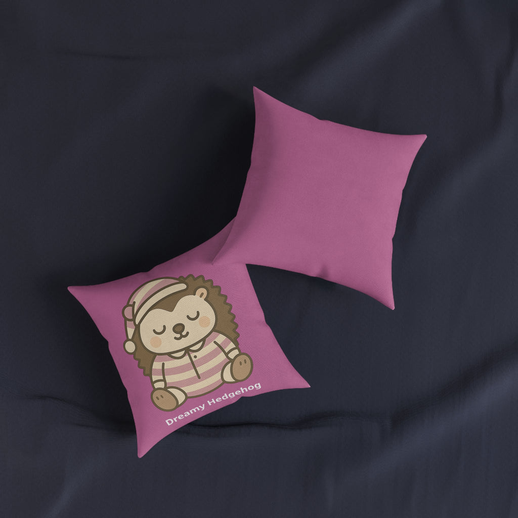 Square Cushion - Dreamy Hedgehog - The Woodland Dreamers