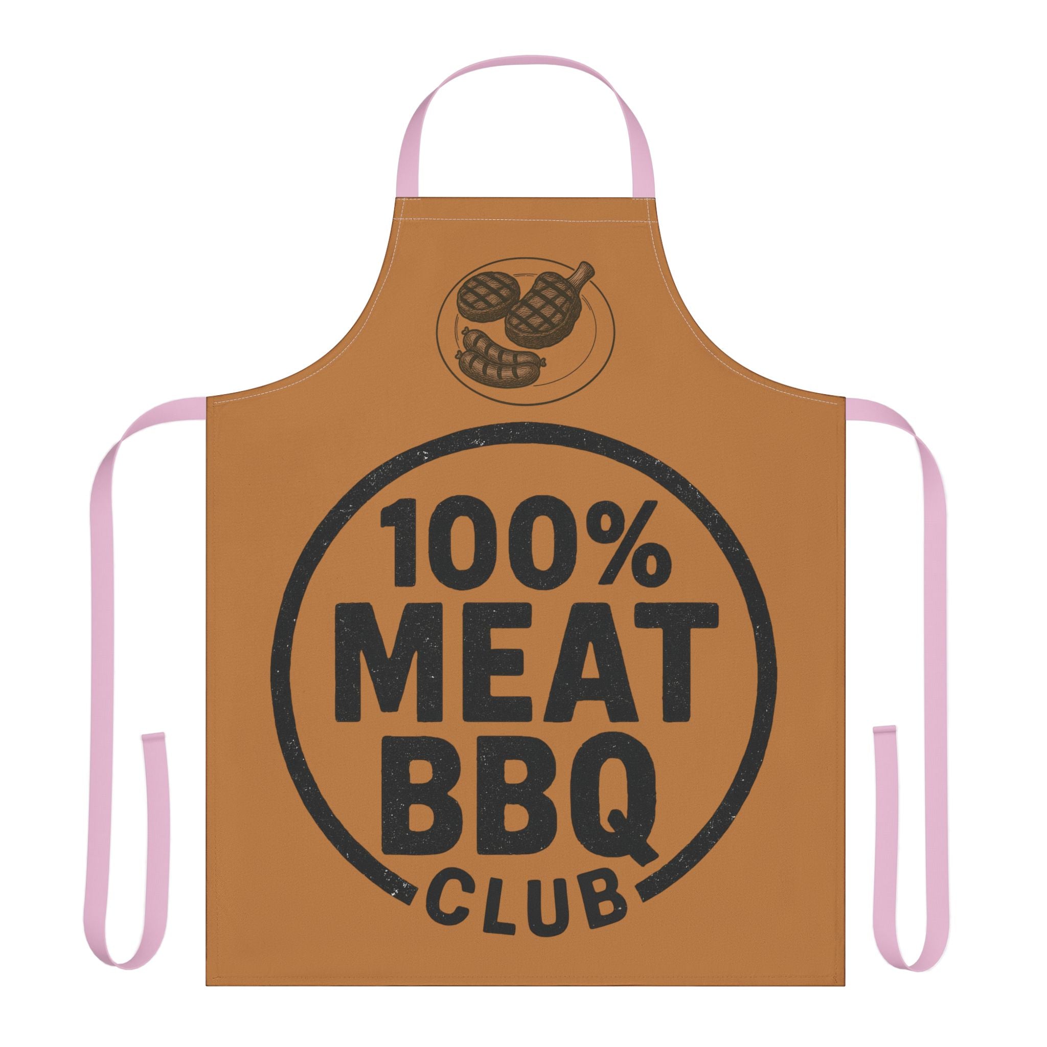 Kitchen Apron - 100% Meat BBQ Club Design