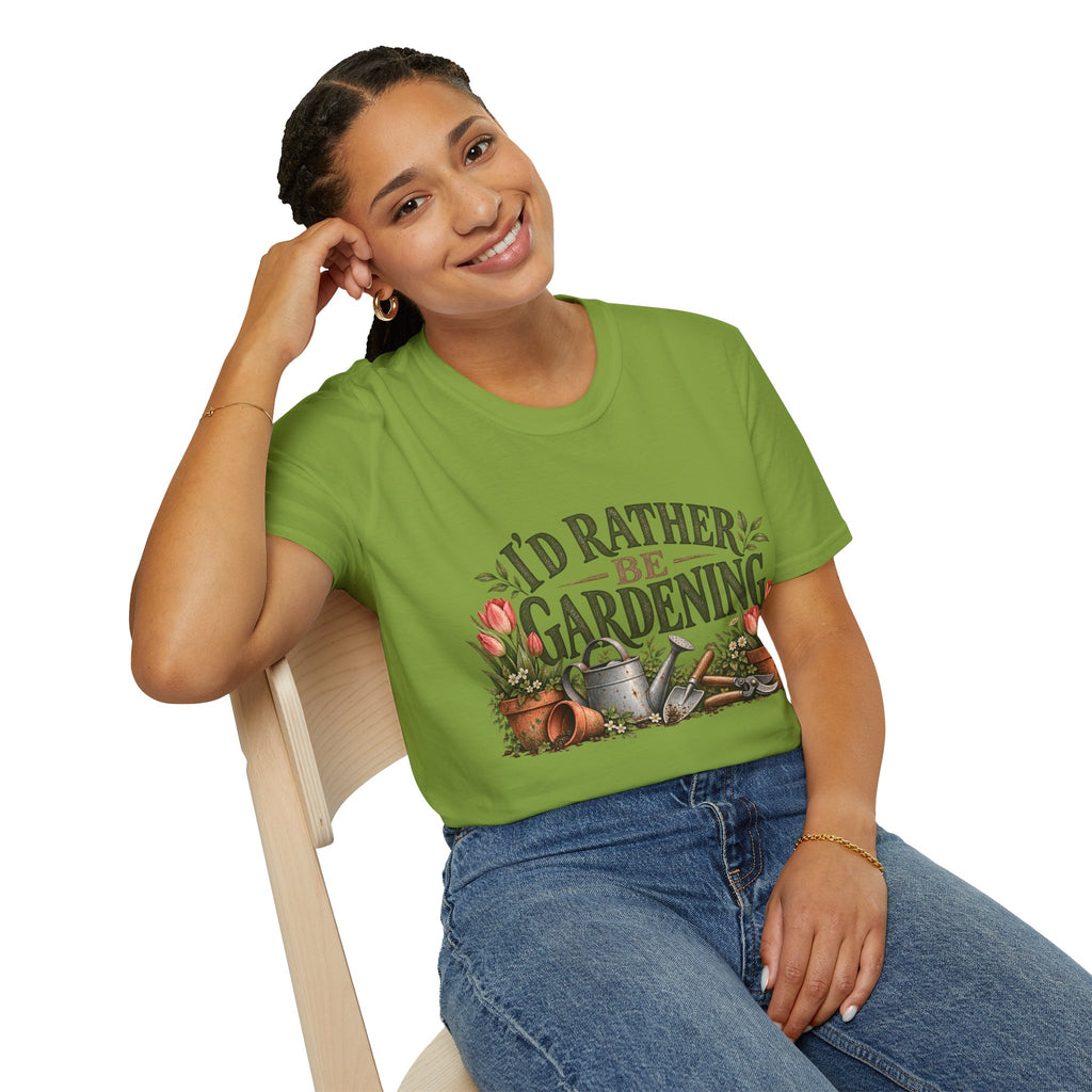 Unisex T-Shirt - I'd Rather Be Gardening