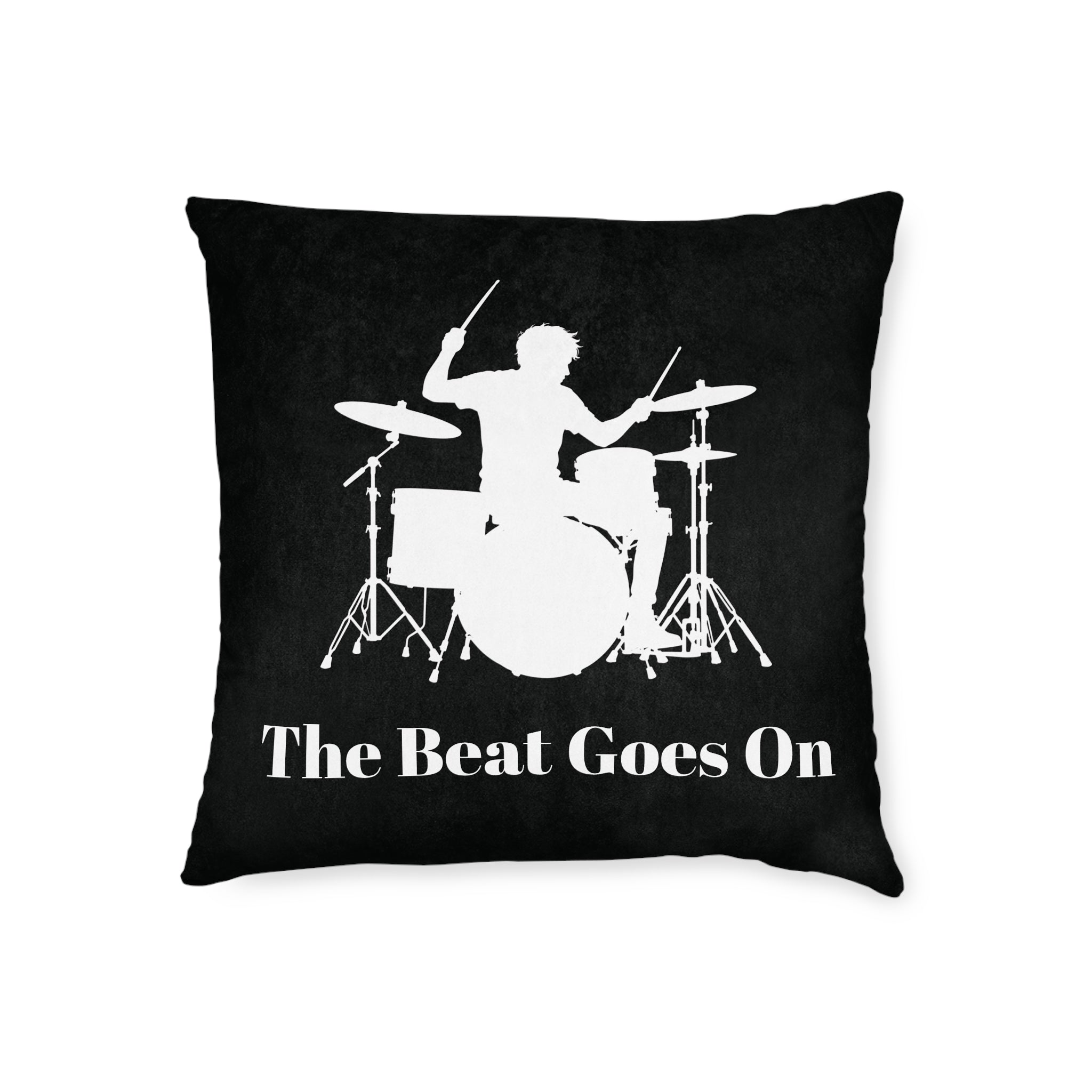 Square Cushion – The Beat Goes On | Music Lover Cushion