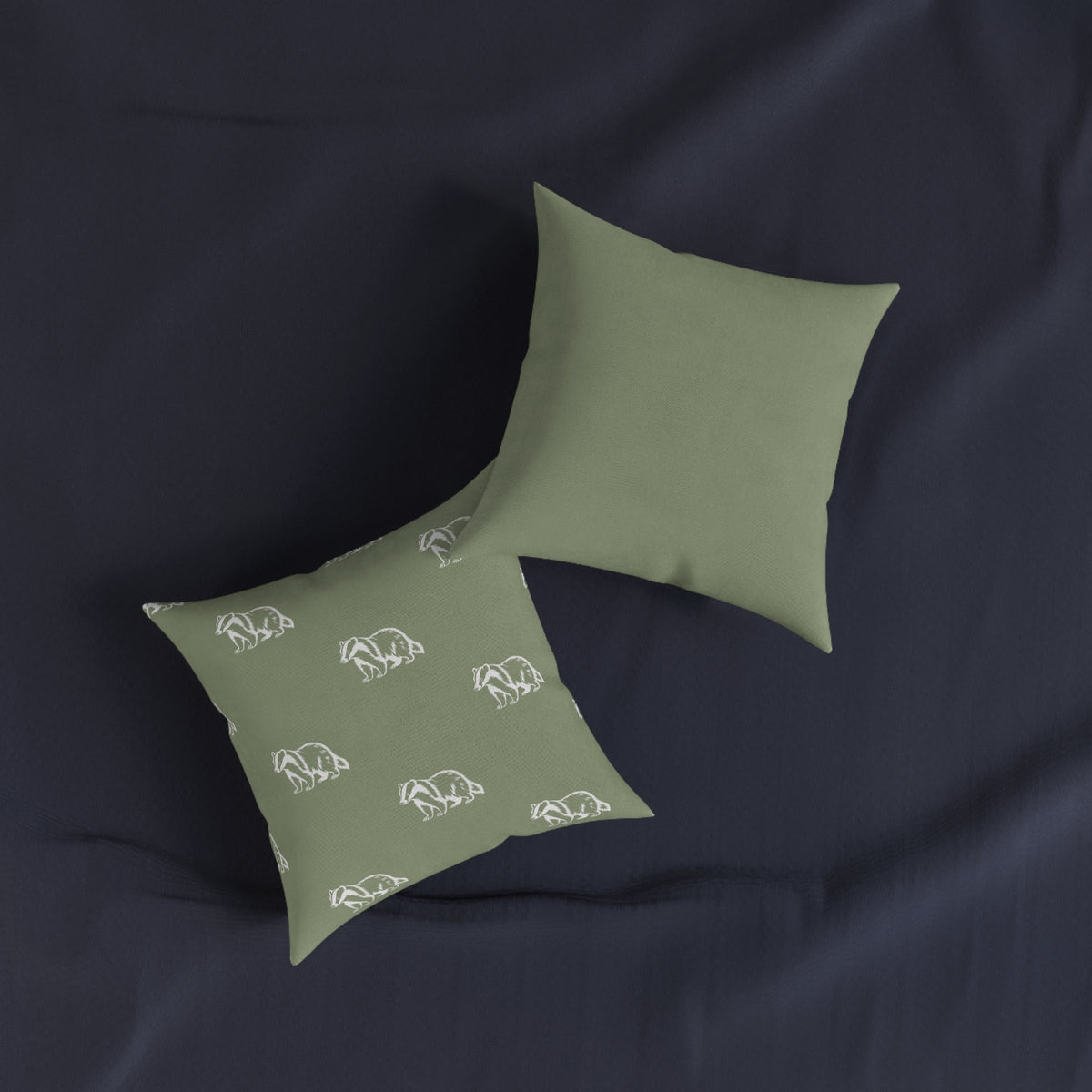 Square Cushion - Badger