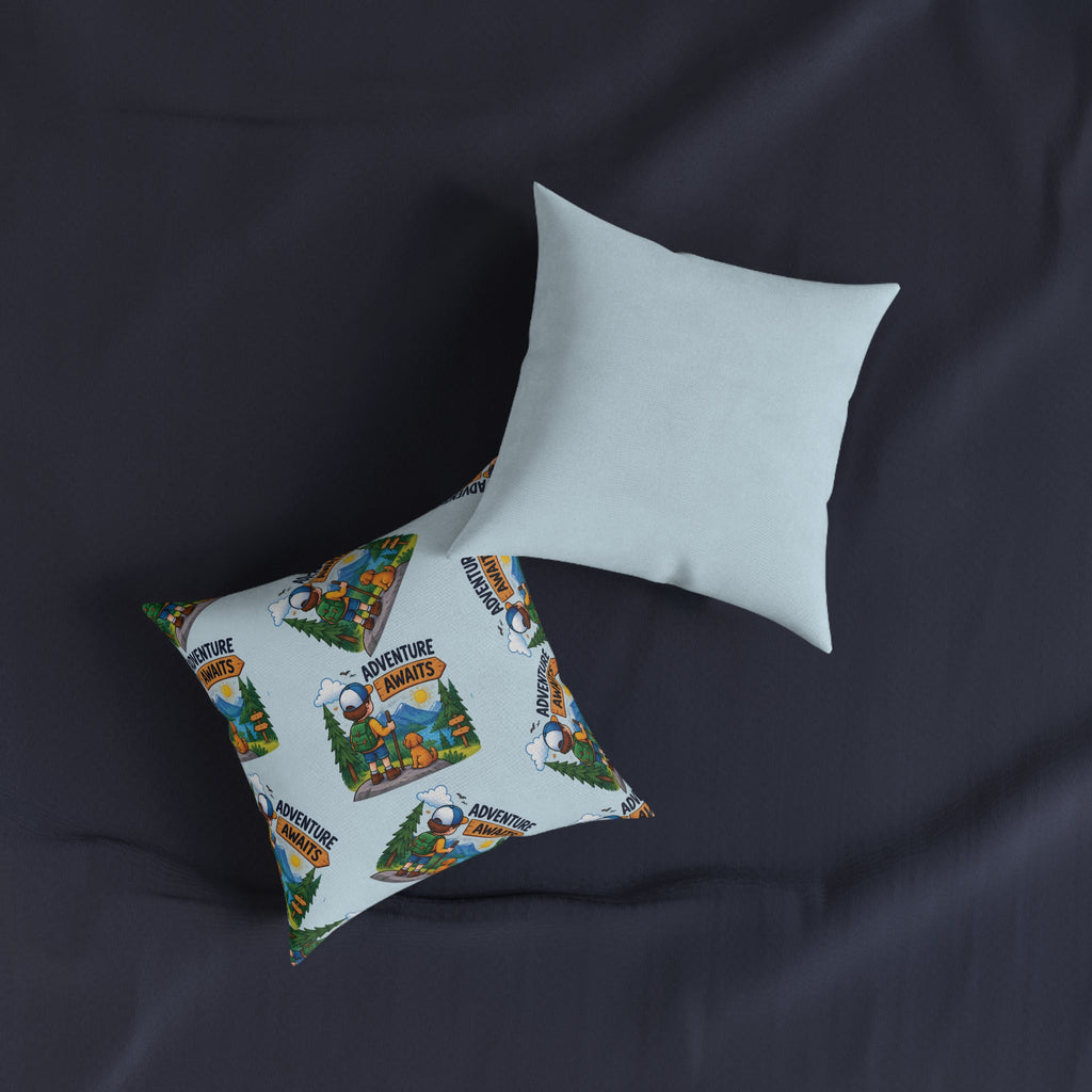 Square Cushion - Adventure Awaits