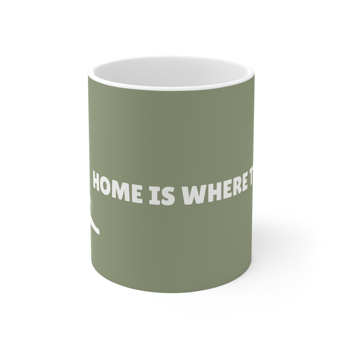 Ceramic Mug - Home is Where the Cat is