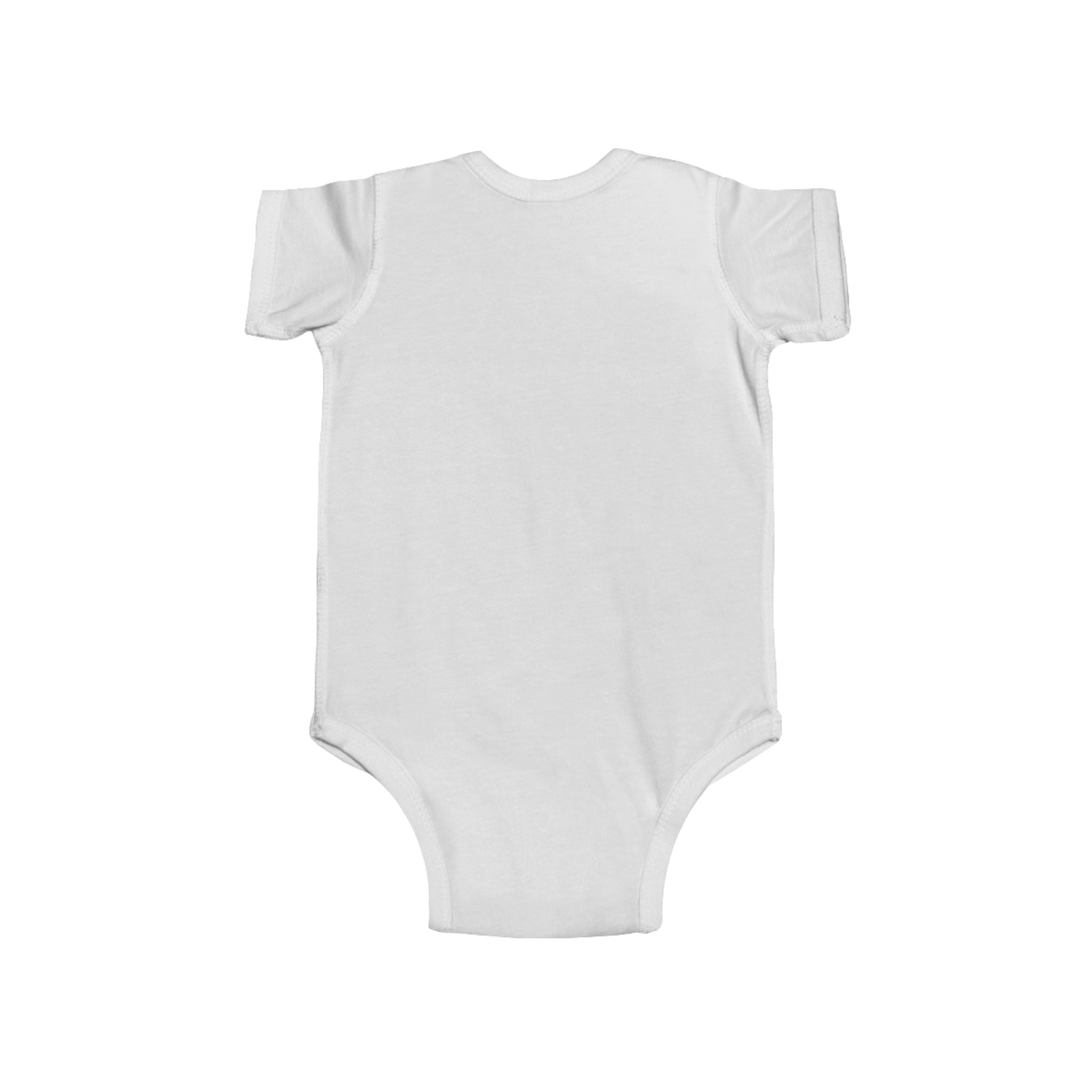 Let’s Play Baby Bodysuit - Colorful Toy Rocket & Rainbow Infant Onesie