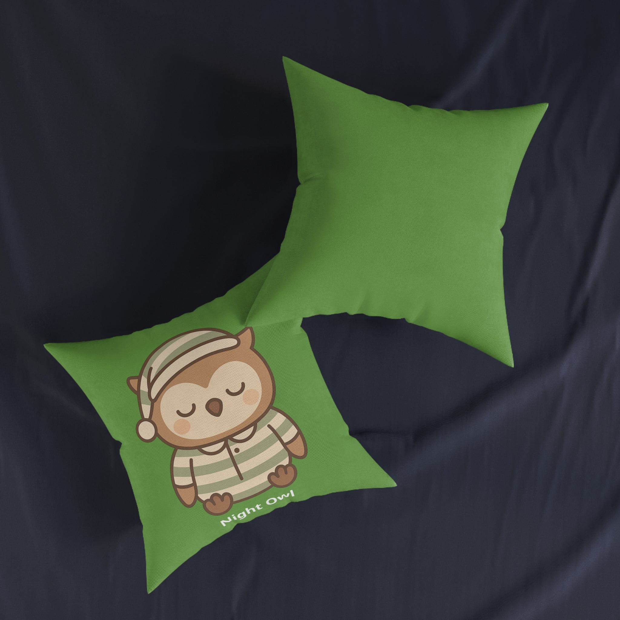 Square Cushion – Night Owl - The Woodland Dreamers