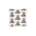 Square Cushion - Christmas Woodland Badger Pattern