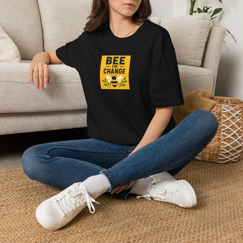 Unisex T-Shirt – Bee the Change | Bee & Nature Inspirational Tee
