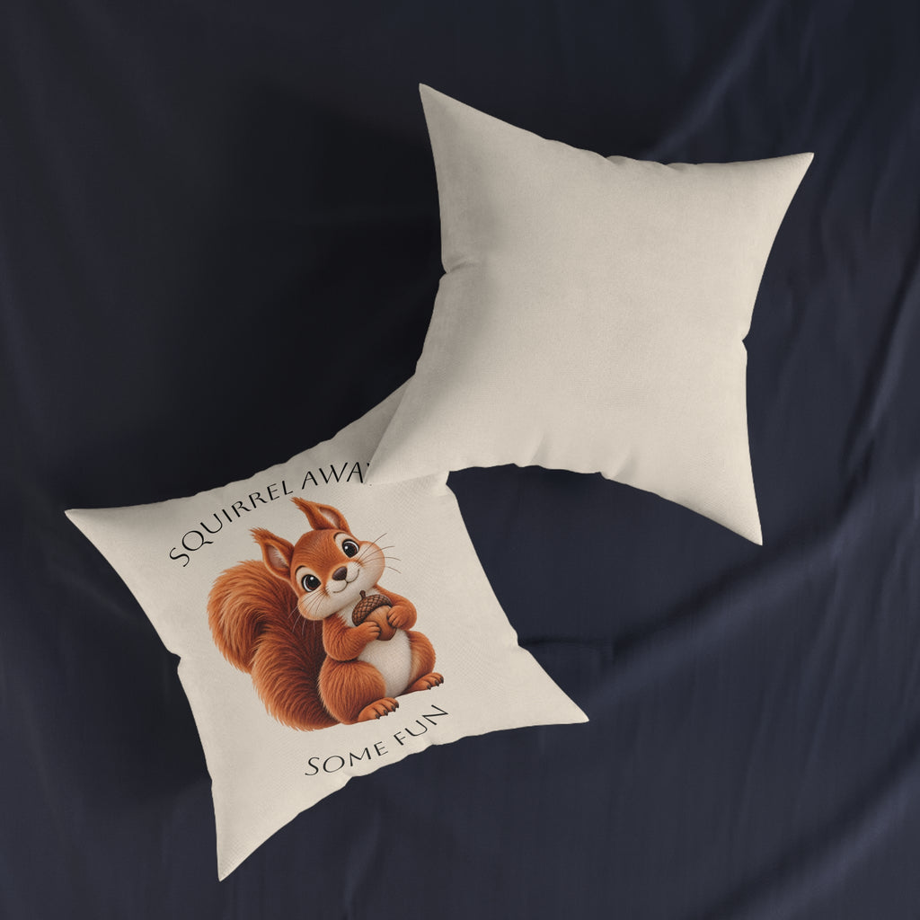 Square Cushion - Squirrel Away Some Fun