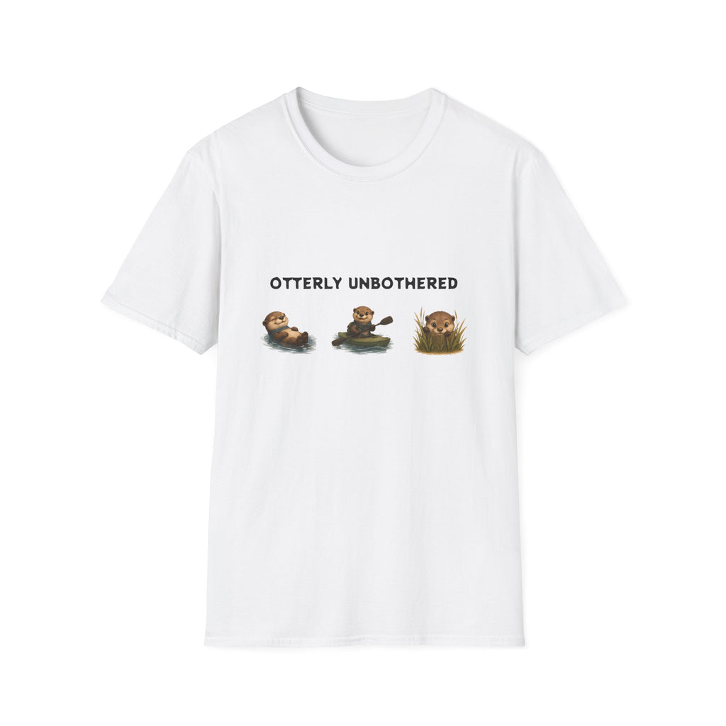 Unisex T-Shirt – Otterly Unbothered | Funny Otter Nature Tee