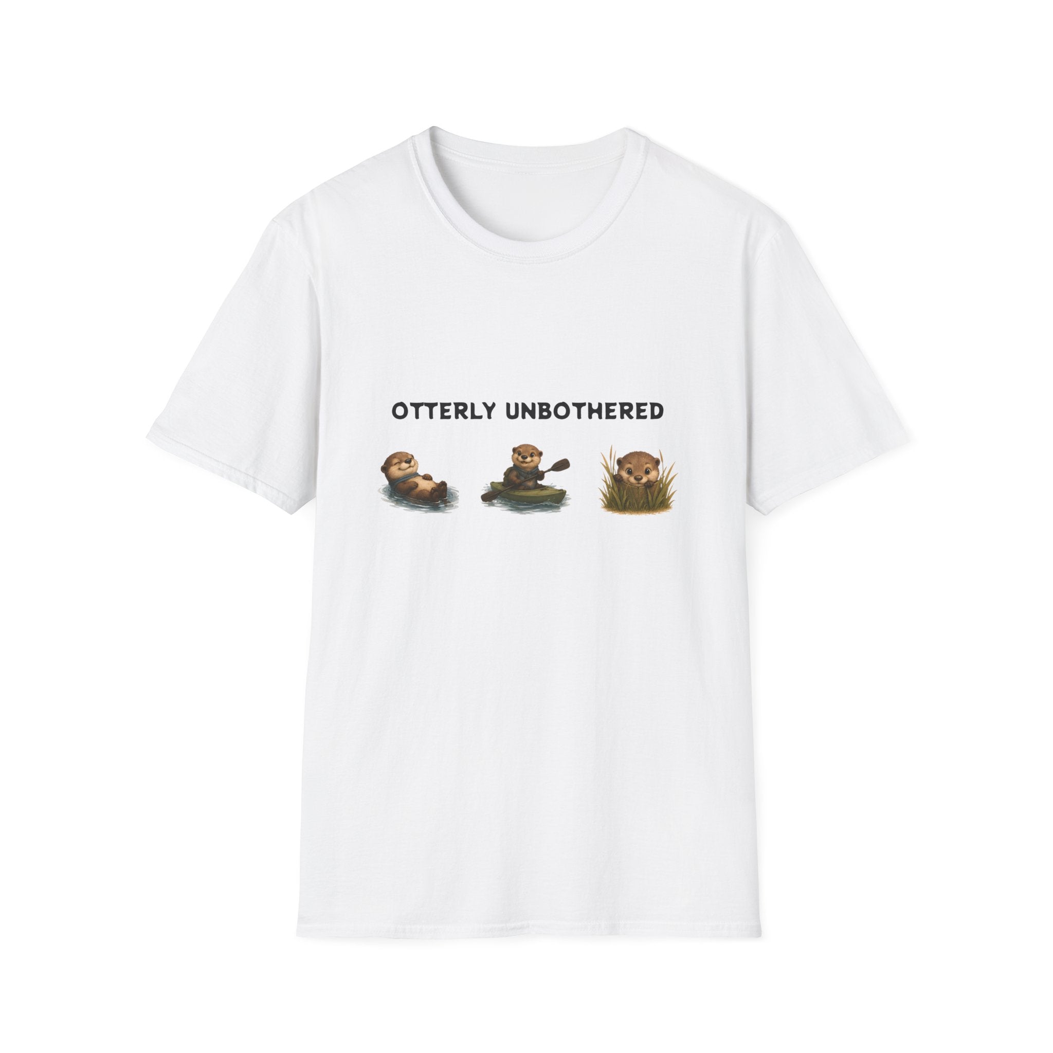 Unisex T-Shirt – Otterly Unbothered | Funny Otter Nature Tee