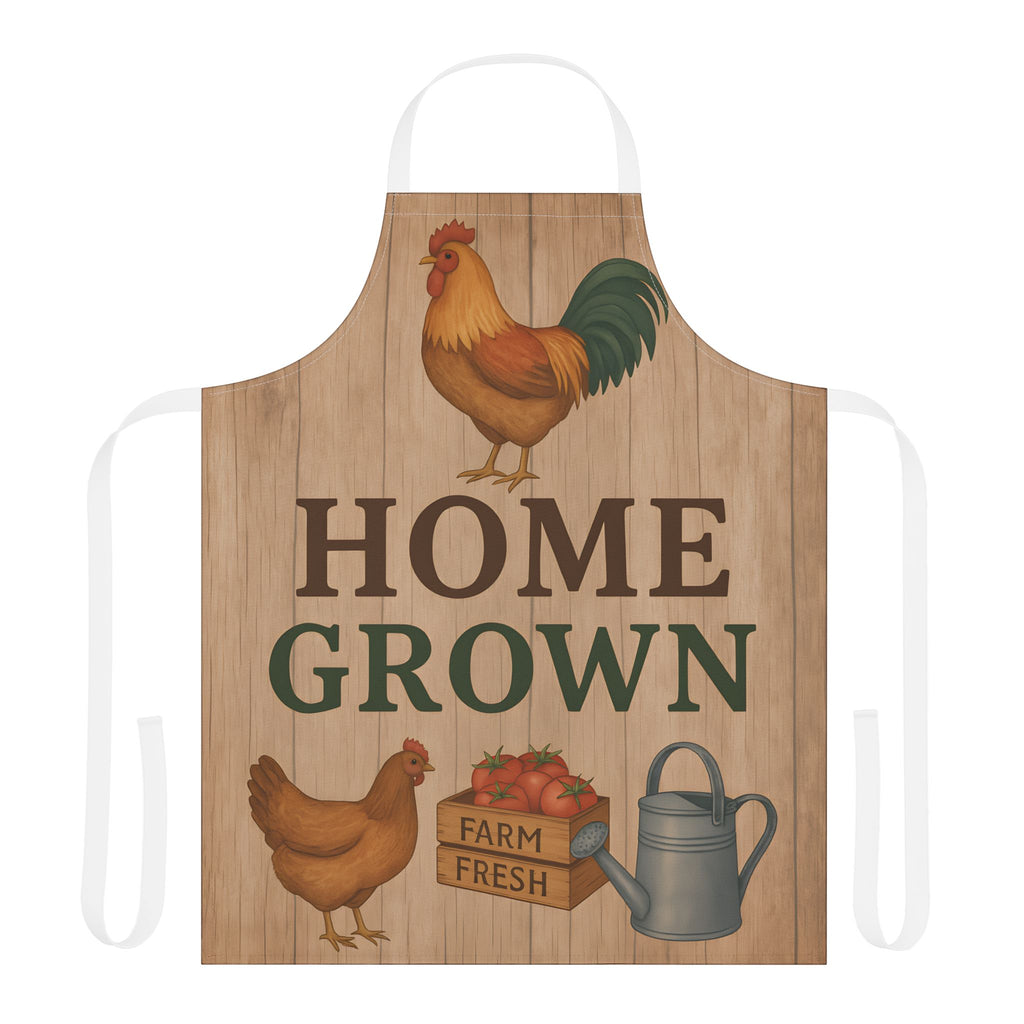 Kitchen Apron - Home Grown Farm Fresh Design