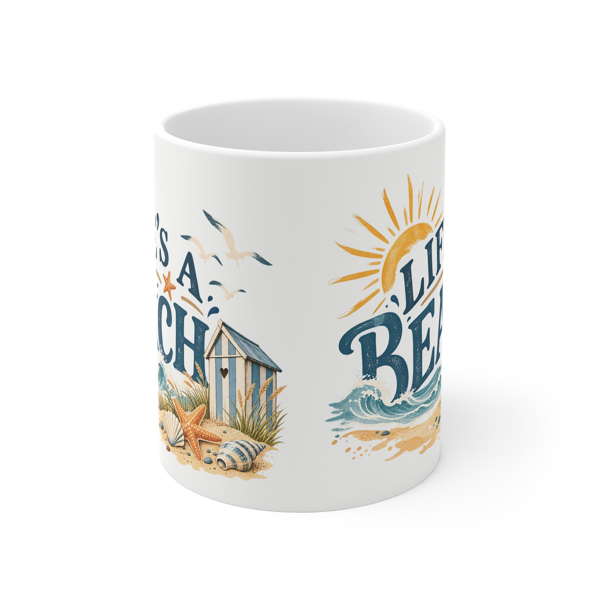 Ceramic Mug - Lifes a Beach