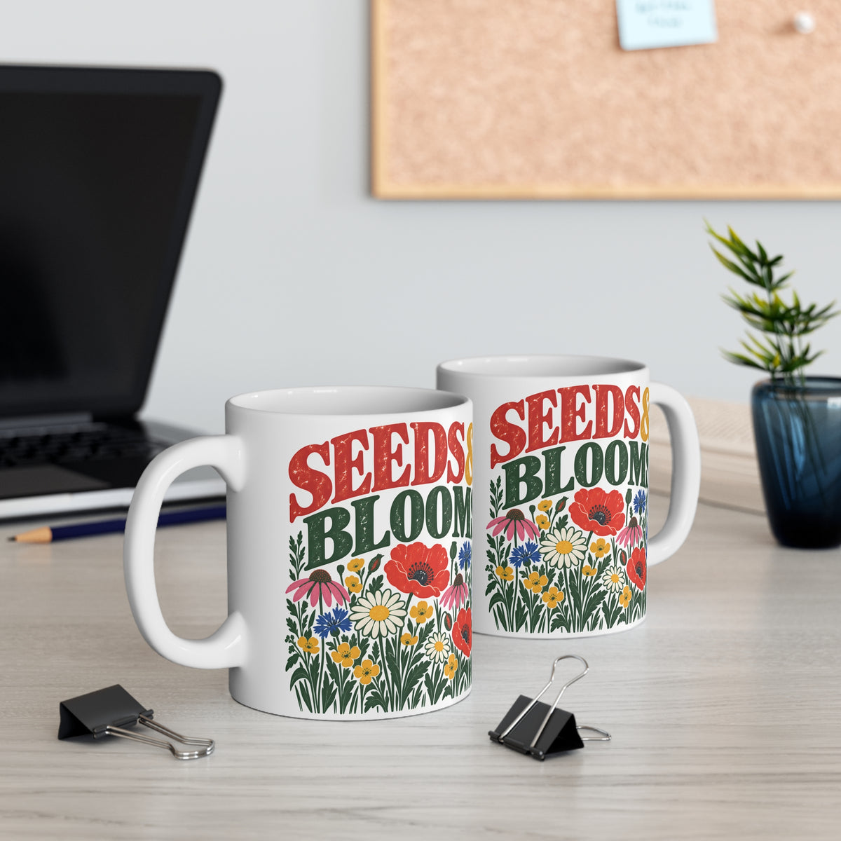 Ceramic Mug - Seeds & Blooms