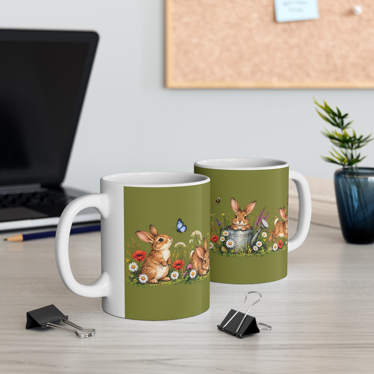 Ceramic Mug - Rabbit Summer Fun