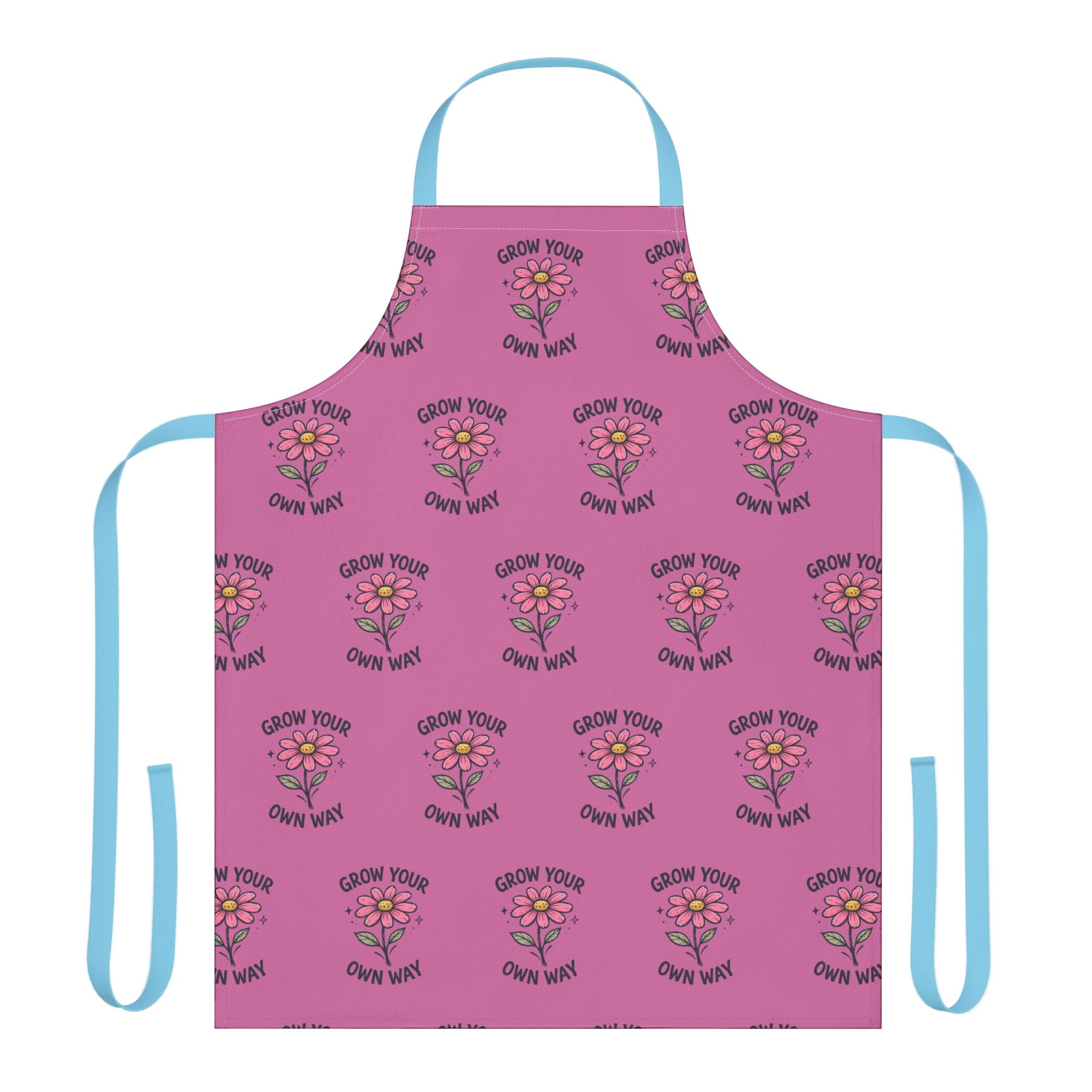 Kitchen Apron - Grow Your Own Way - Motivational Design