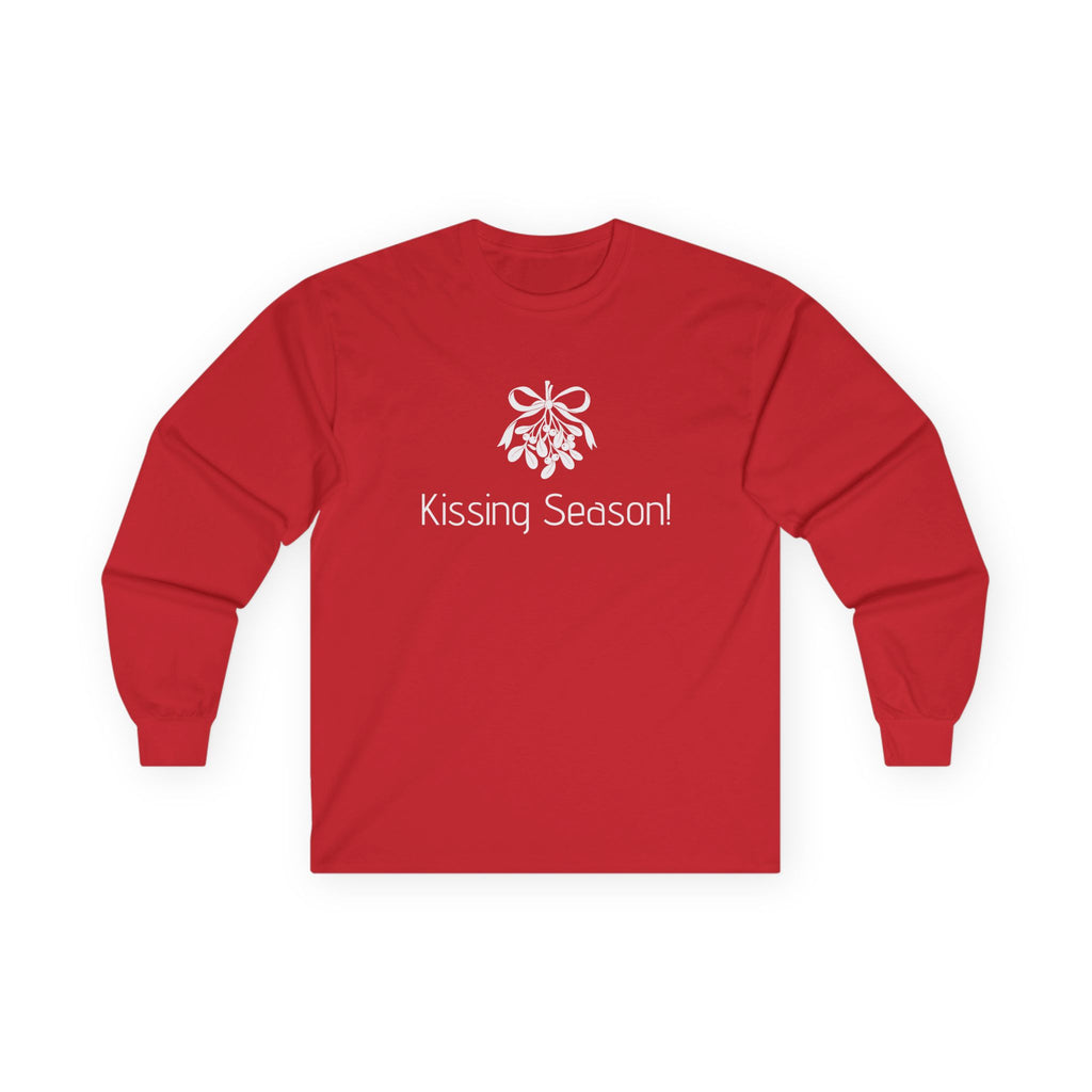 Unisex Long Sleeve T-Shirt - Kissing Season! | Christmas