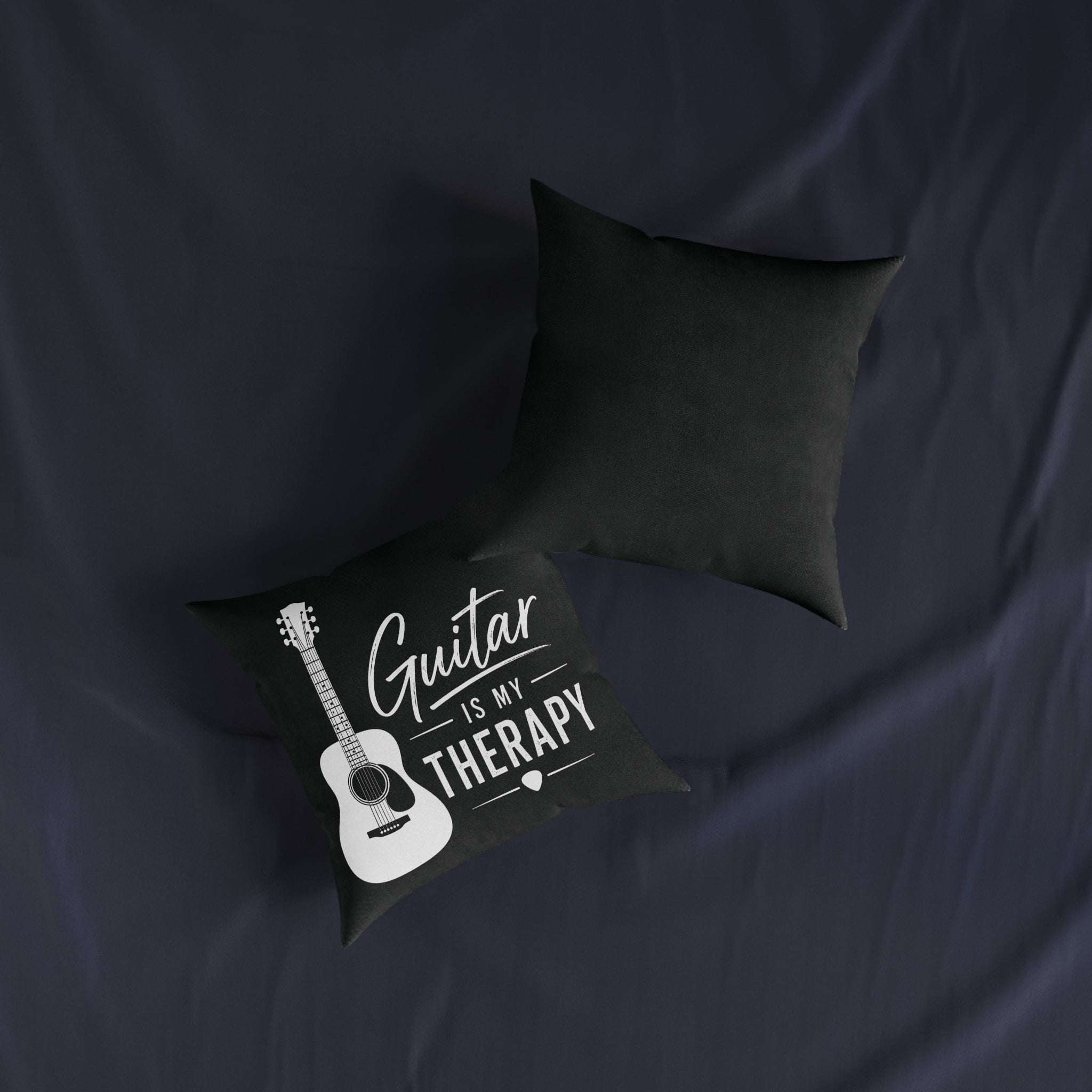 Square Cushion - Guitar Is My Therapy