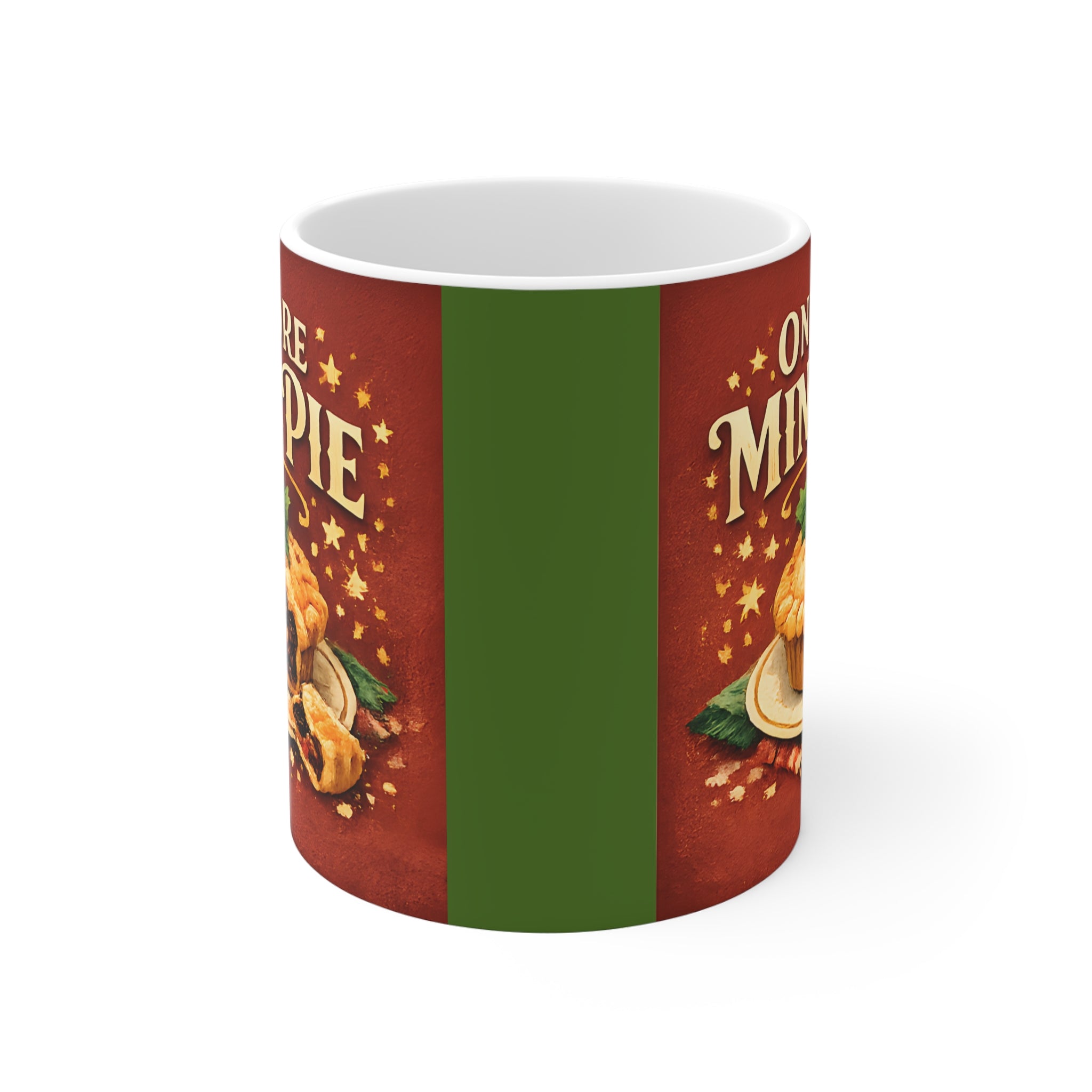 Ceramic Christmas Mug – One More Mince Pie | Funny Christmas Mug