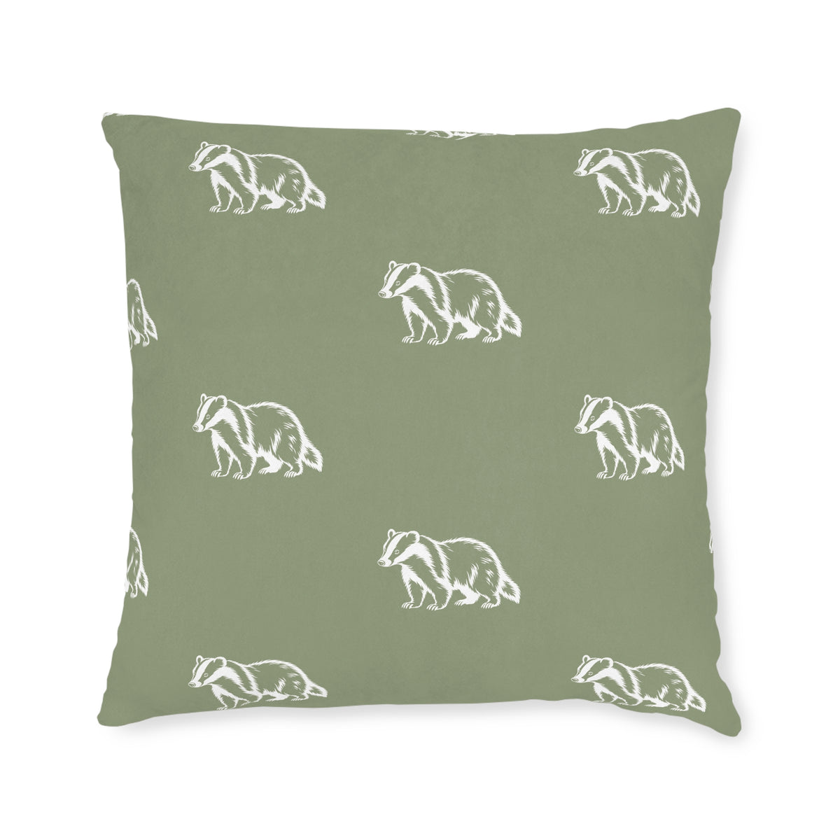 Square Cushion - Badger