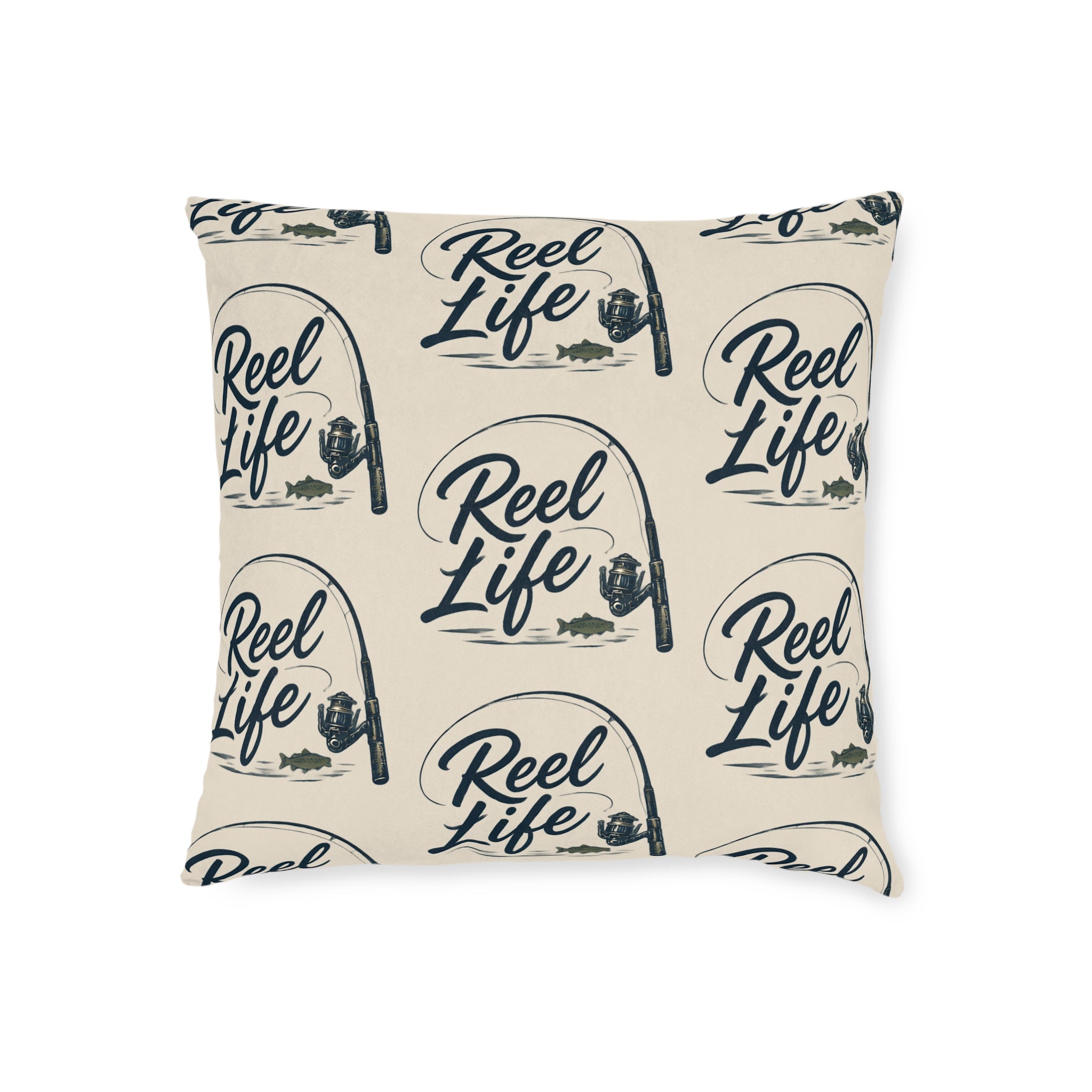 Square Cushion – Reel Life | Fishing & Angling Cushion