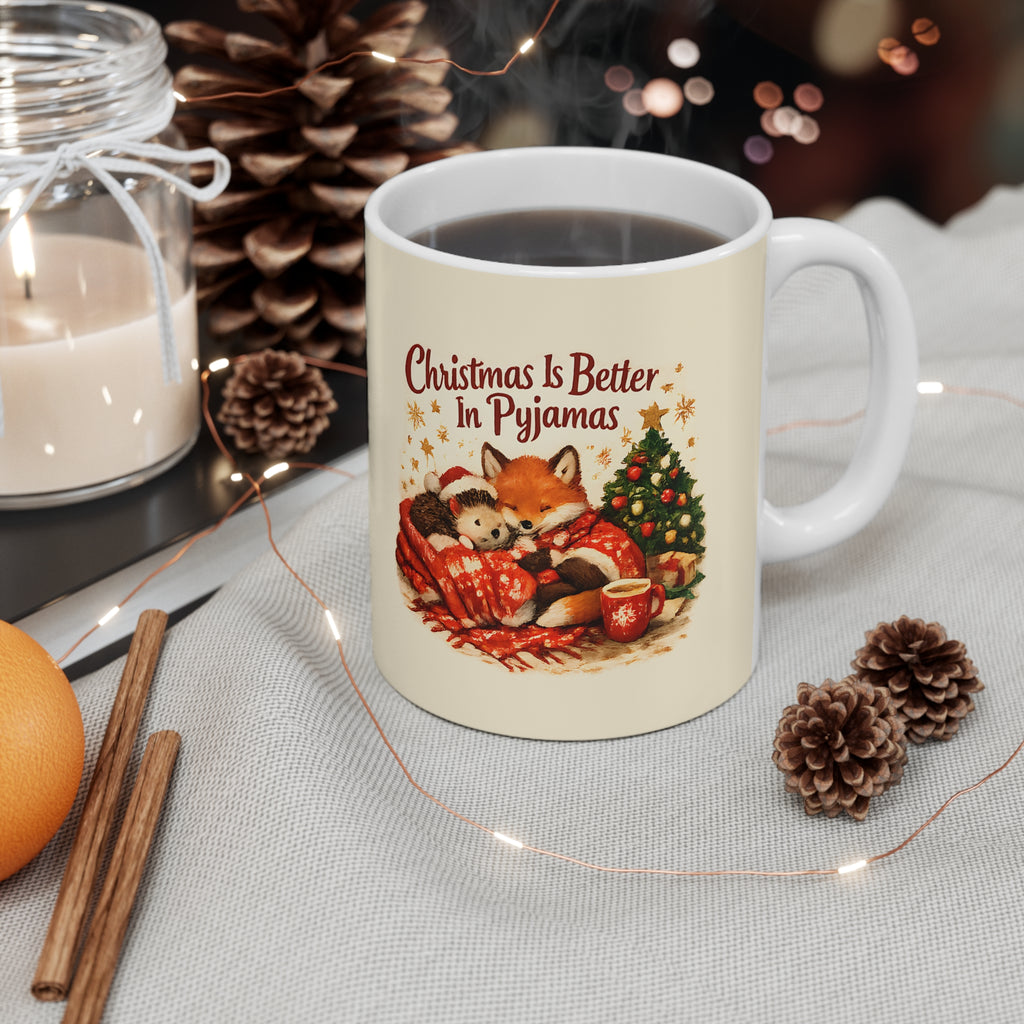 Christmas is Better in Pyjamas - Ceramic Christmas Mug