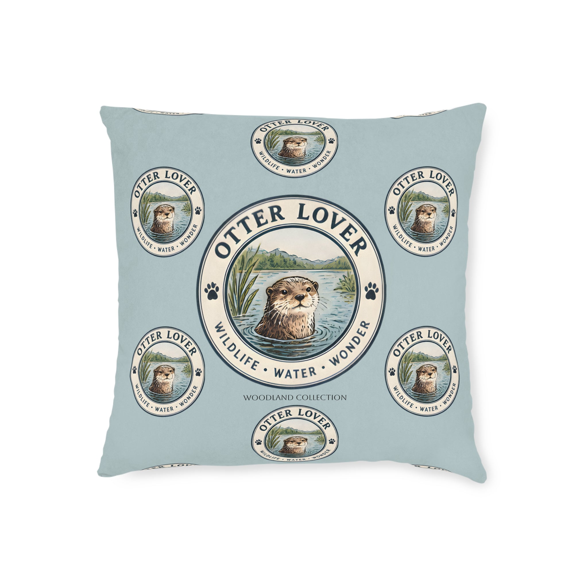 Square Cushion – Otter | Woodland Collection