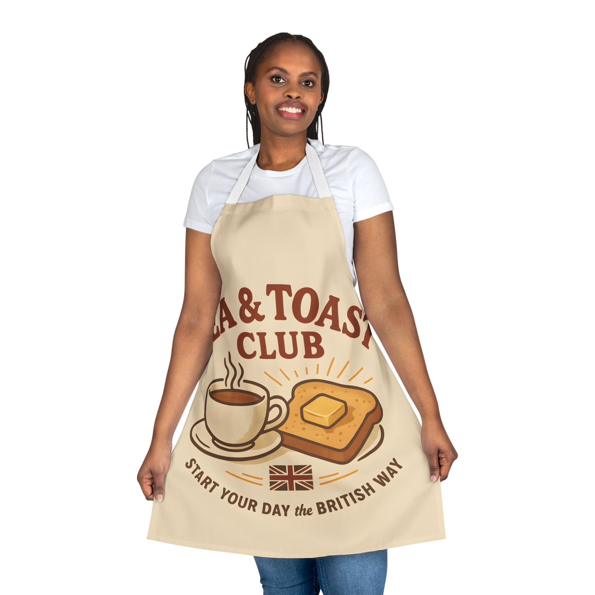 Kitchen Apron - Tea & Toast Design