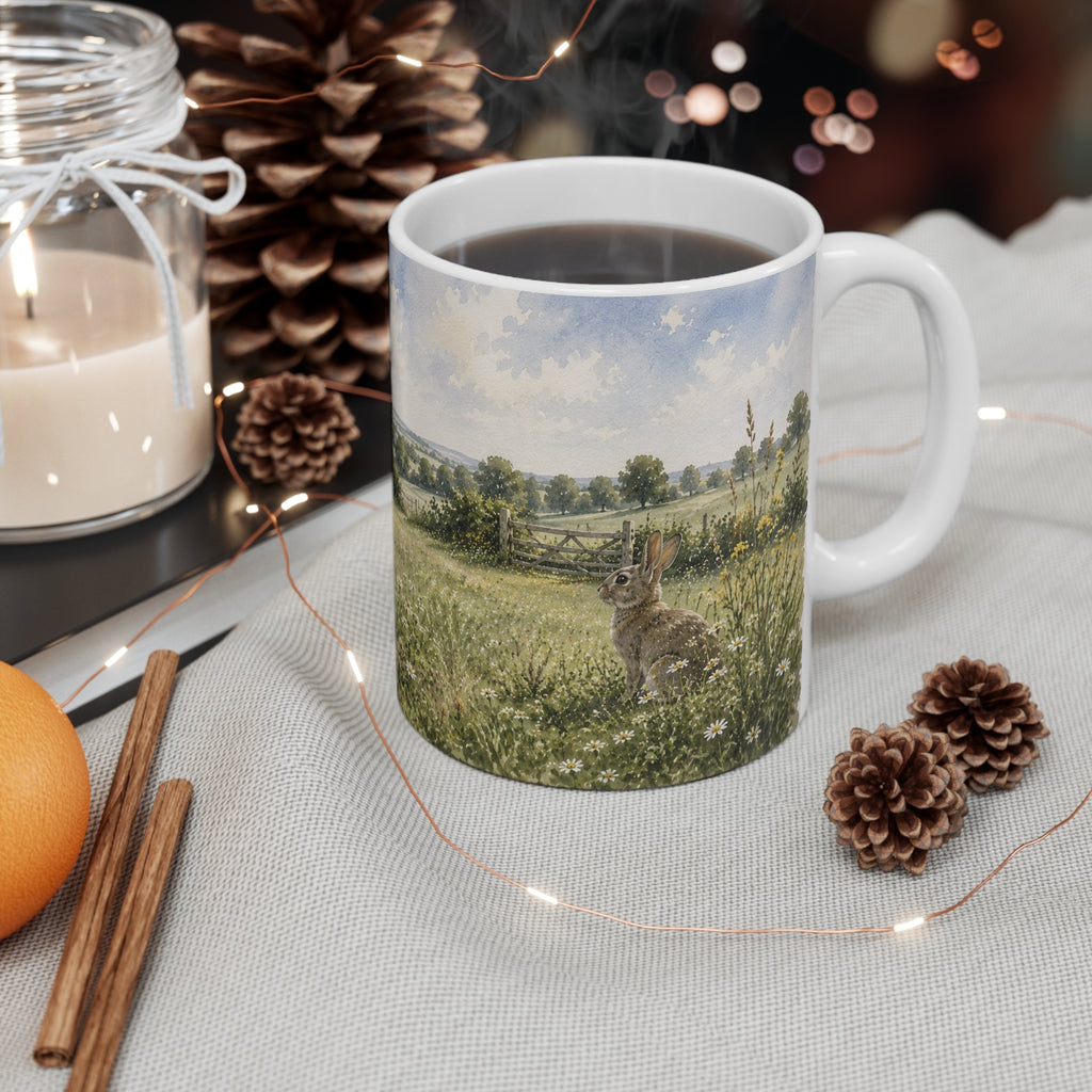Ceramic Mug - Countryside - Rabbit