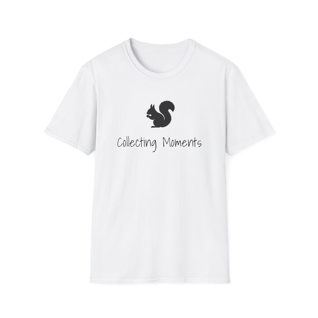 Unisex T-Shirt – Collecting Moments Squirrel | Woodland Nature Tee