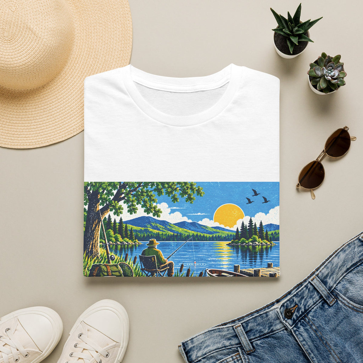 Unisex T-Shirt – Gone Fishing | Fishing & Angling T-Shirt