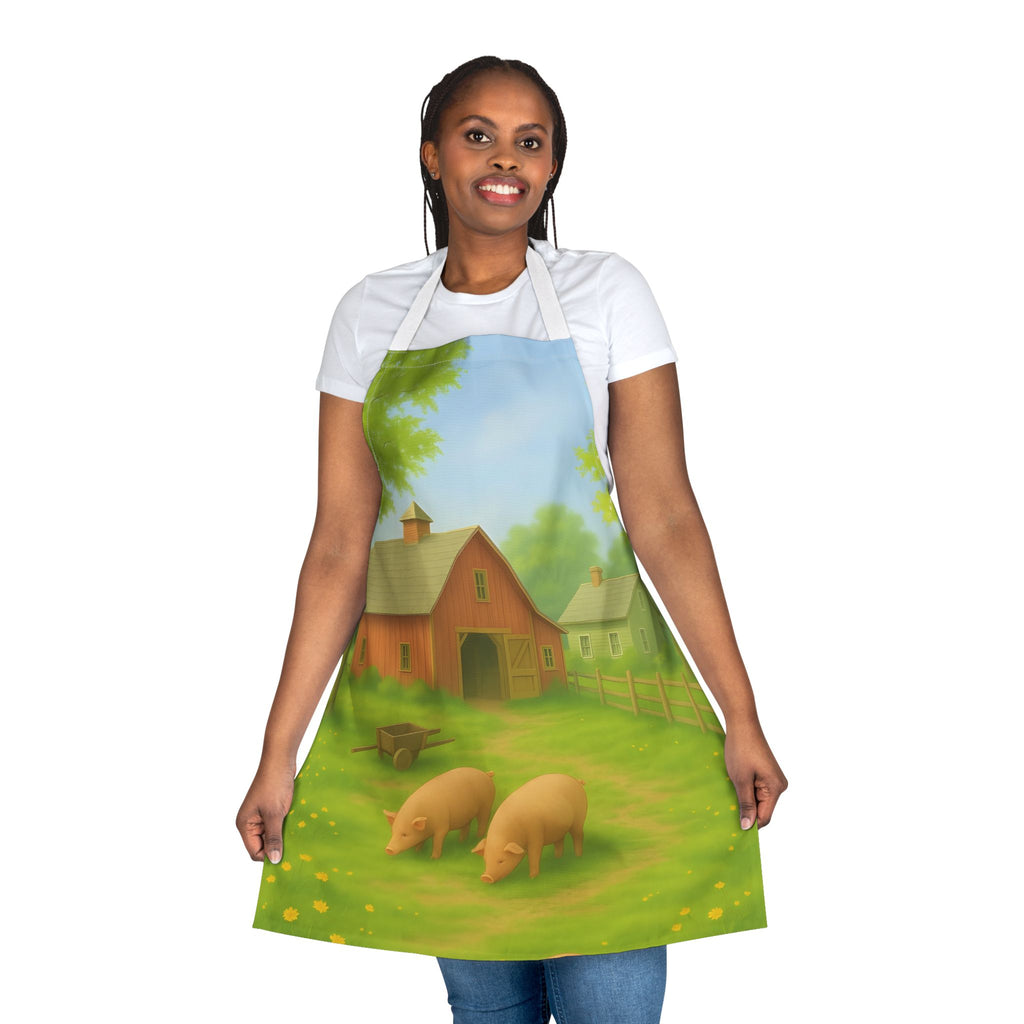 Kitchen Apron - Rustic Farm - Nature Design
