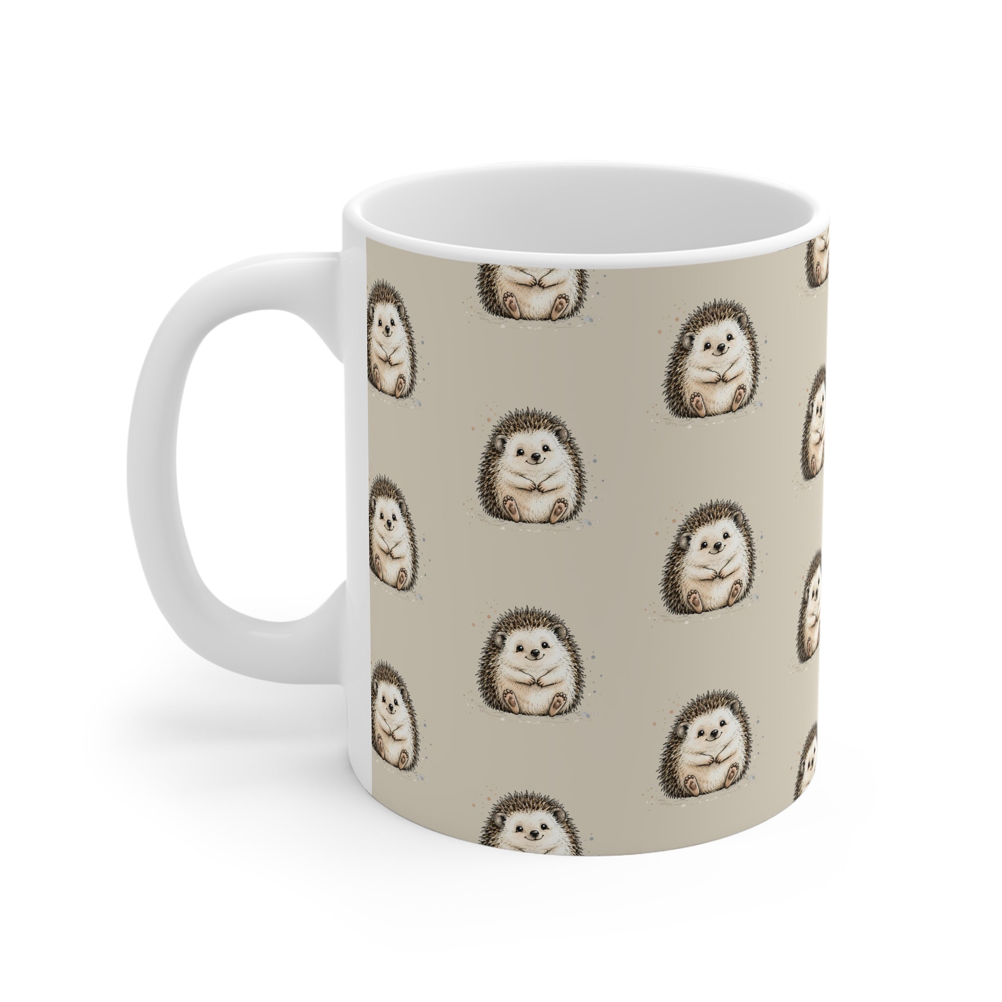Ceramic Mug – Hedgehog | Cute Woodland Animal Mug | Hedgehog Lover Gift