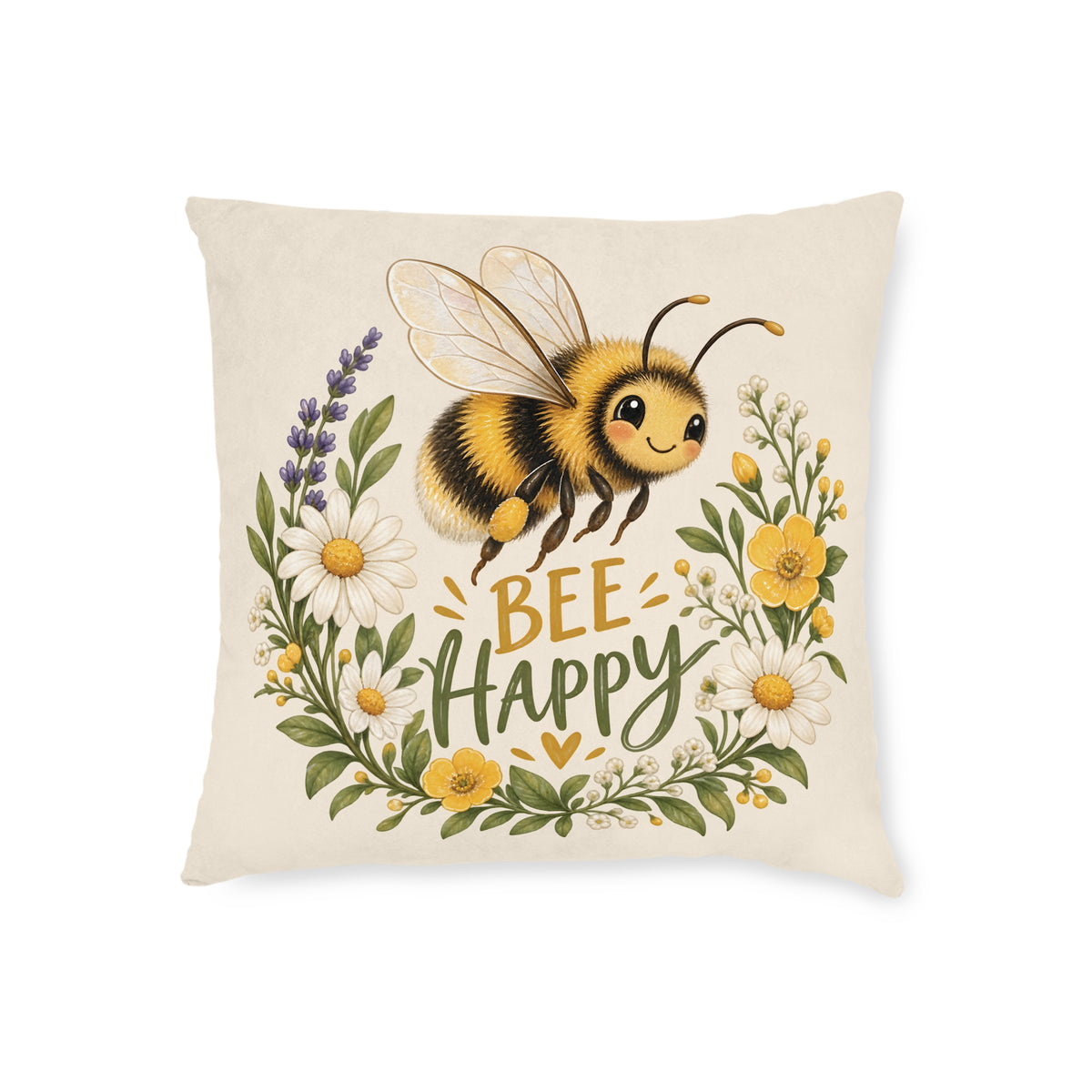 Square Cushion - Bee Happy