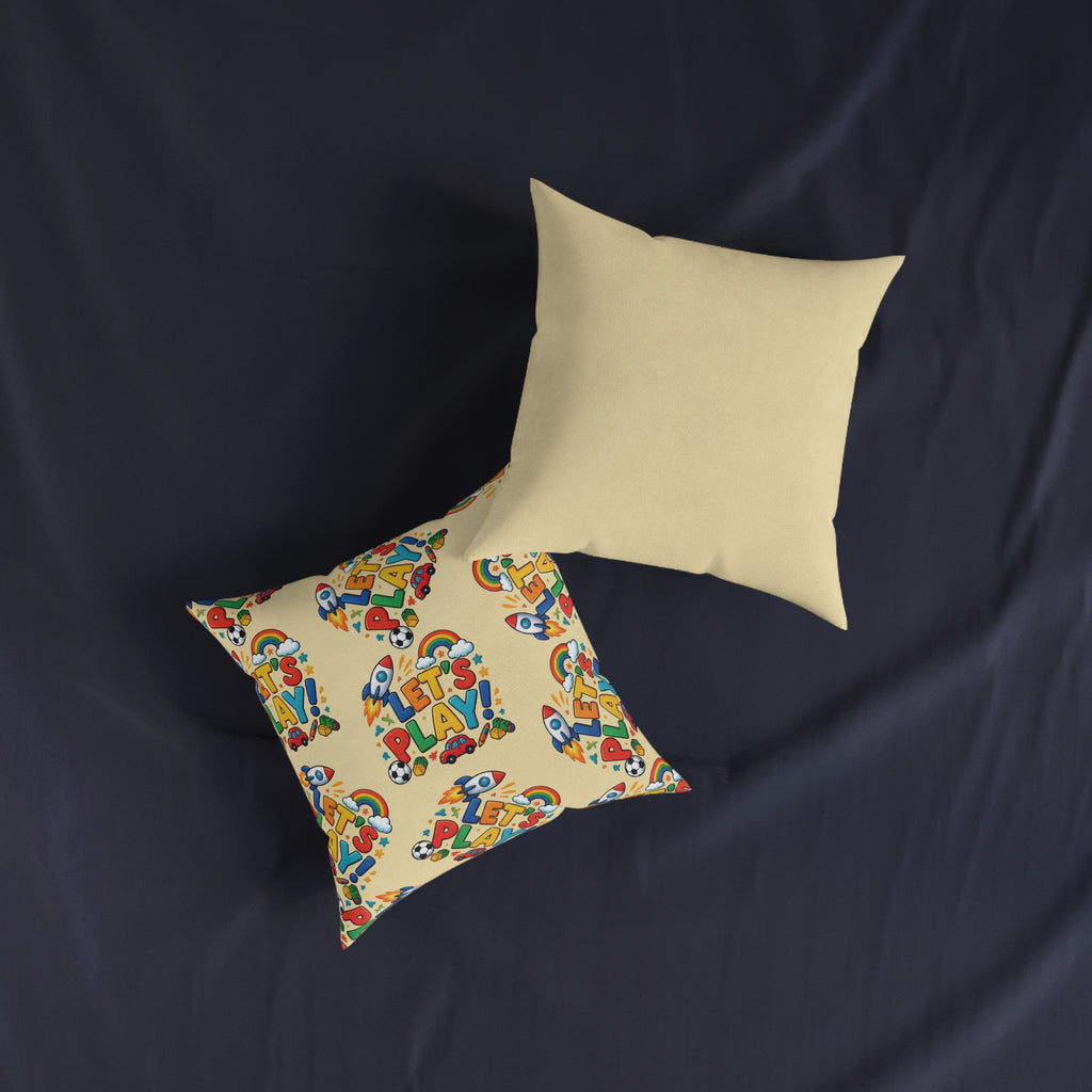 Square Cushion - Let's Play