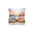 Square Cushion - Live Simple. Enjoy More.