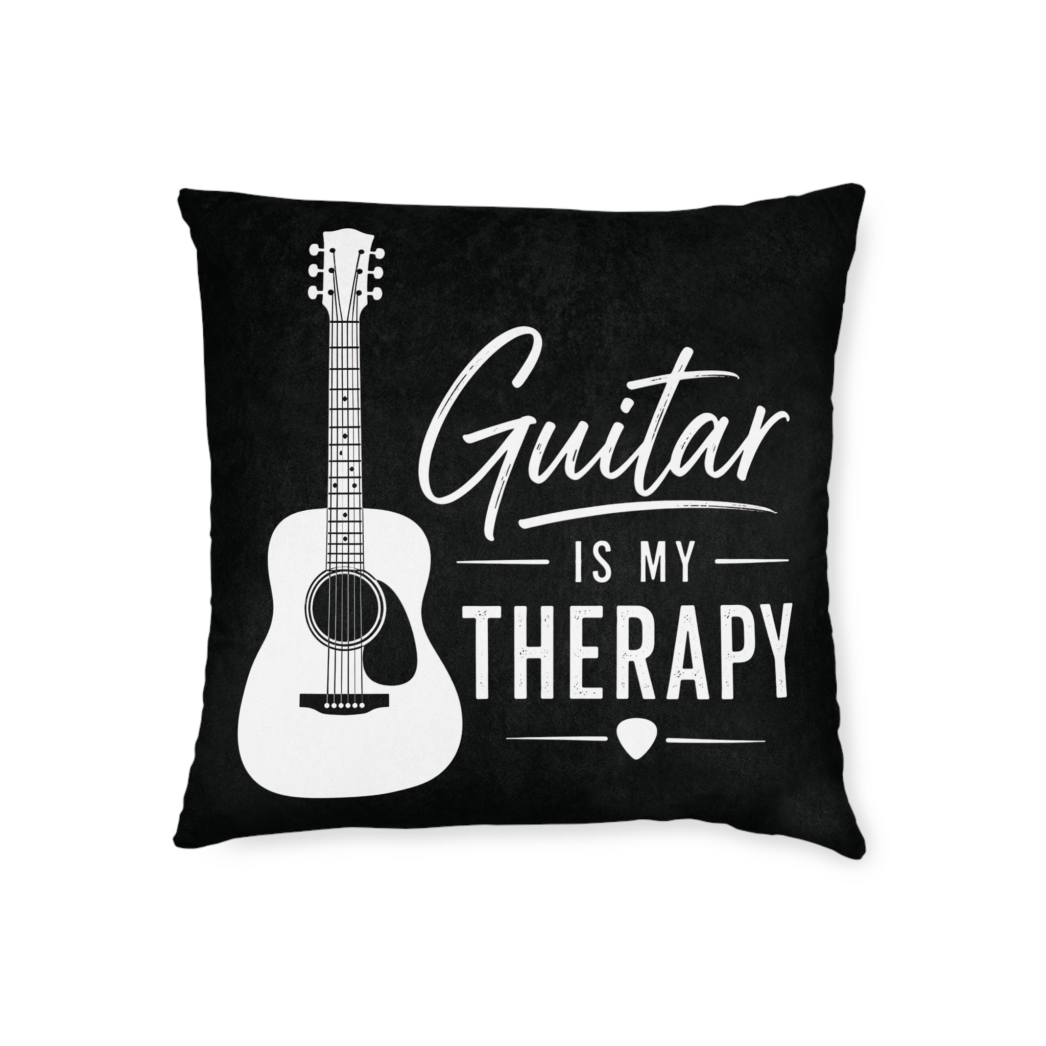 Square Cushion - Guitar Is My Therapy