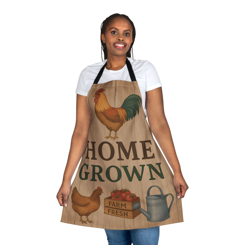 Kitchen Apron - Home Grown Farm Fresh Design