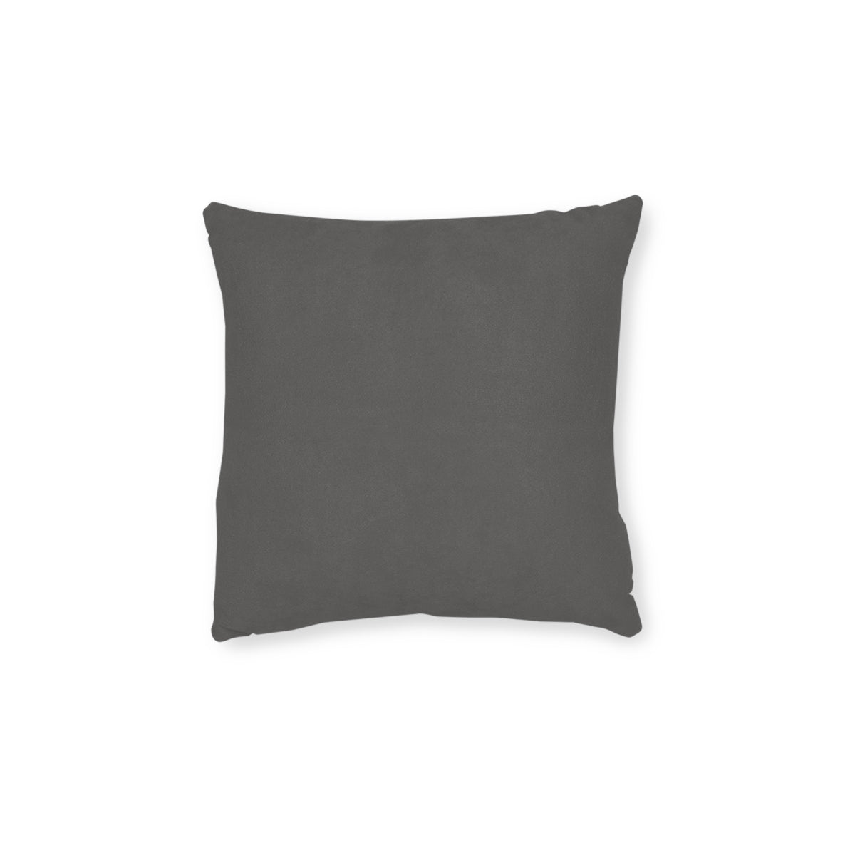 Square Cushion - Hearts - Grey