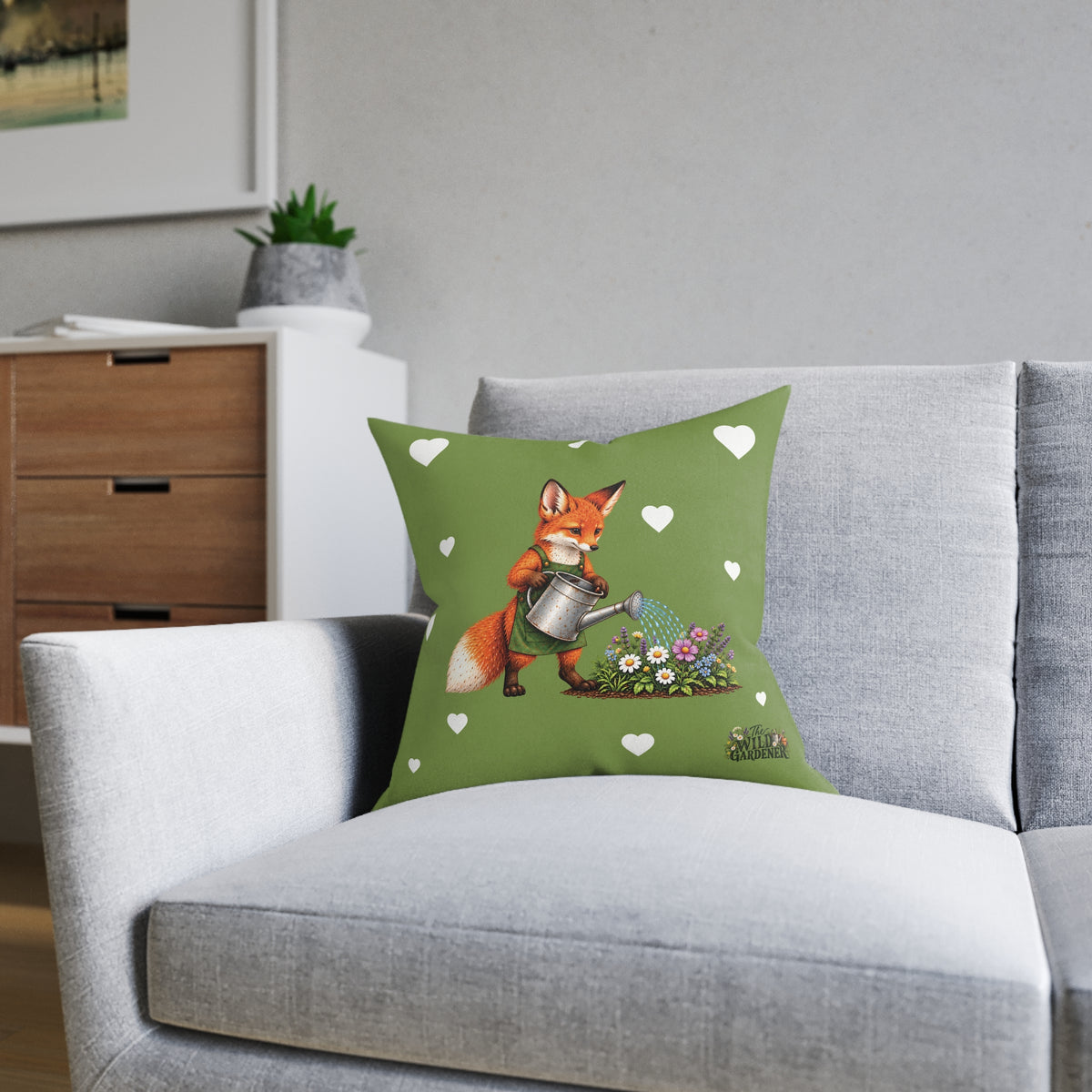 Square Cushion | The Wild Gardener - Fox