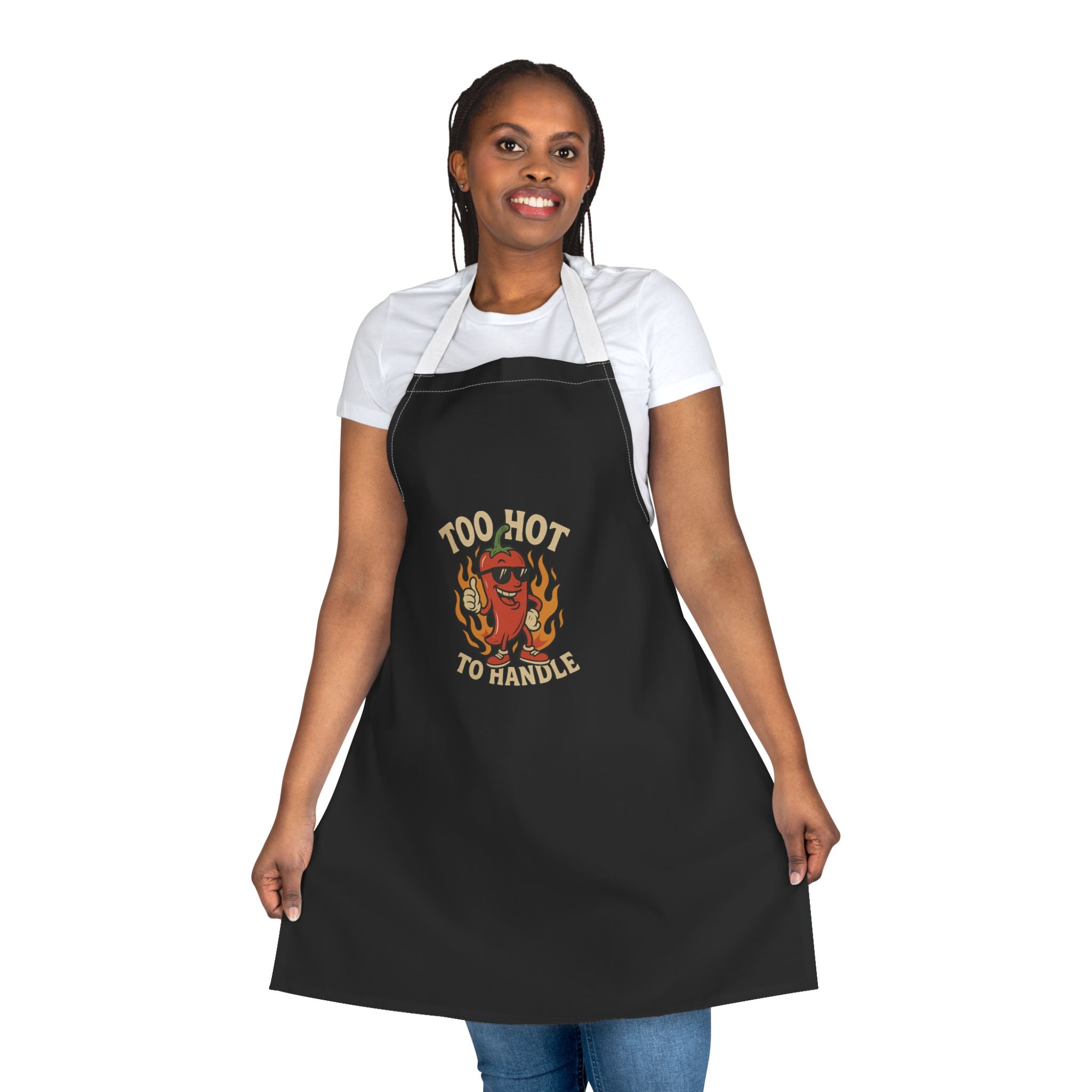 Kitchen Apron - Too Hot to Handle Design