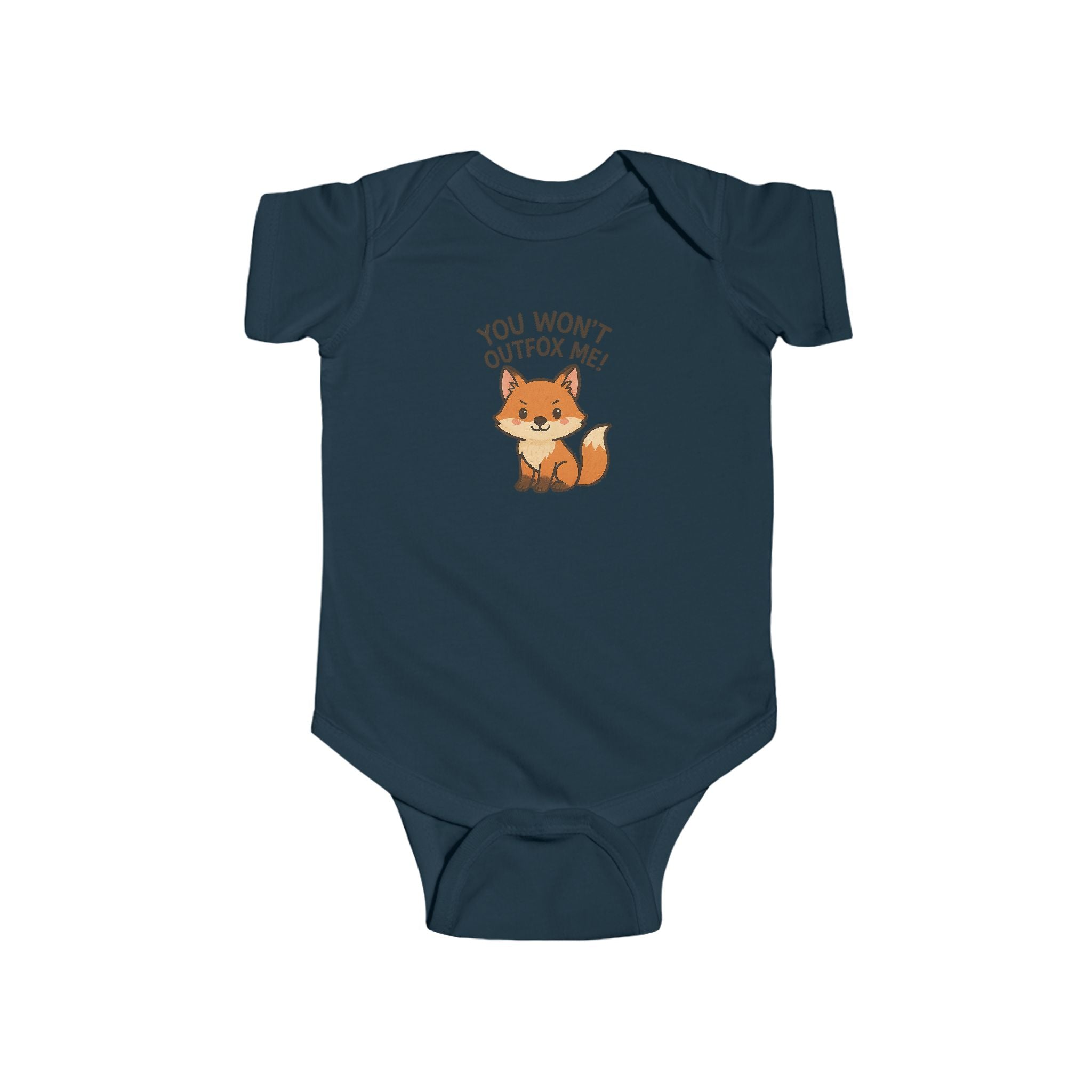 Babygrow - "You Won't Outfox Me!" Cute Fox Baby Onesie