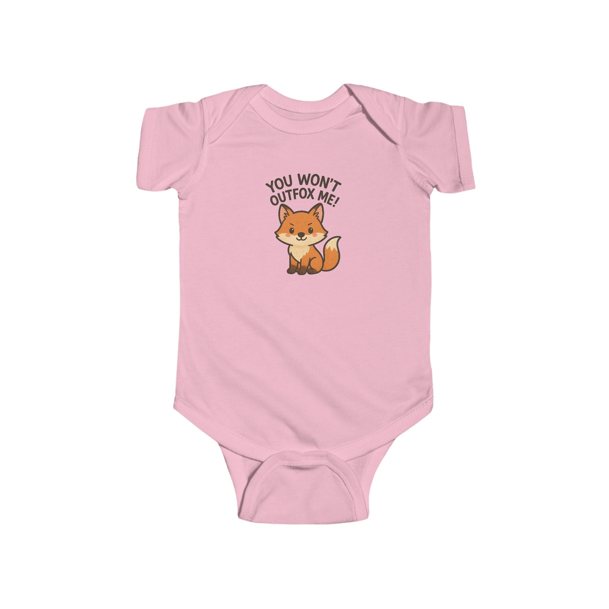 Babygrow - "You Won't Outfox Me!" Cute Fox Baby Onesie