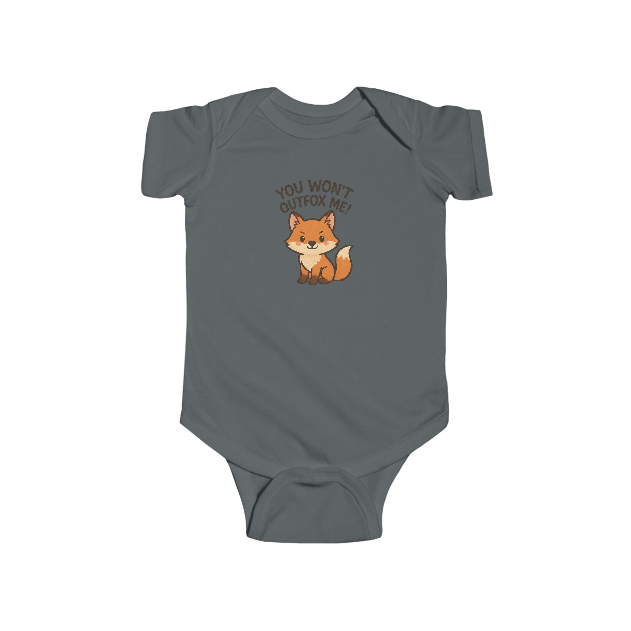 Babygrow - "You Won't Outfox Me!" Cute Fox Baby Onesie