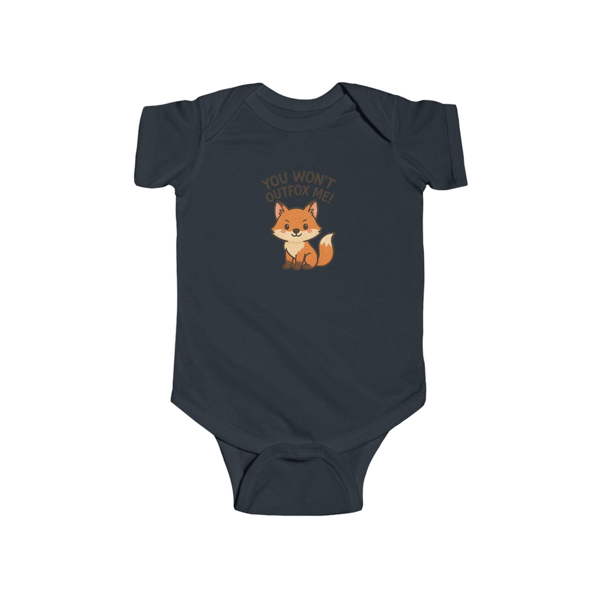 Babygrow - "You Won't Outfox Me!" Cute Fox Baby Onesie