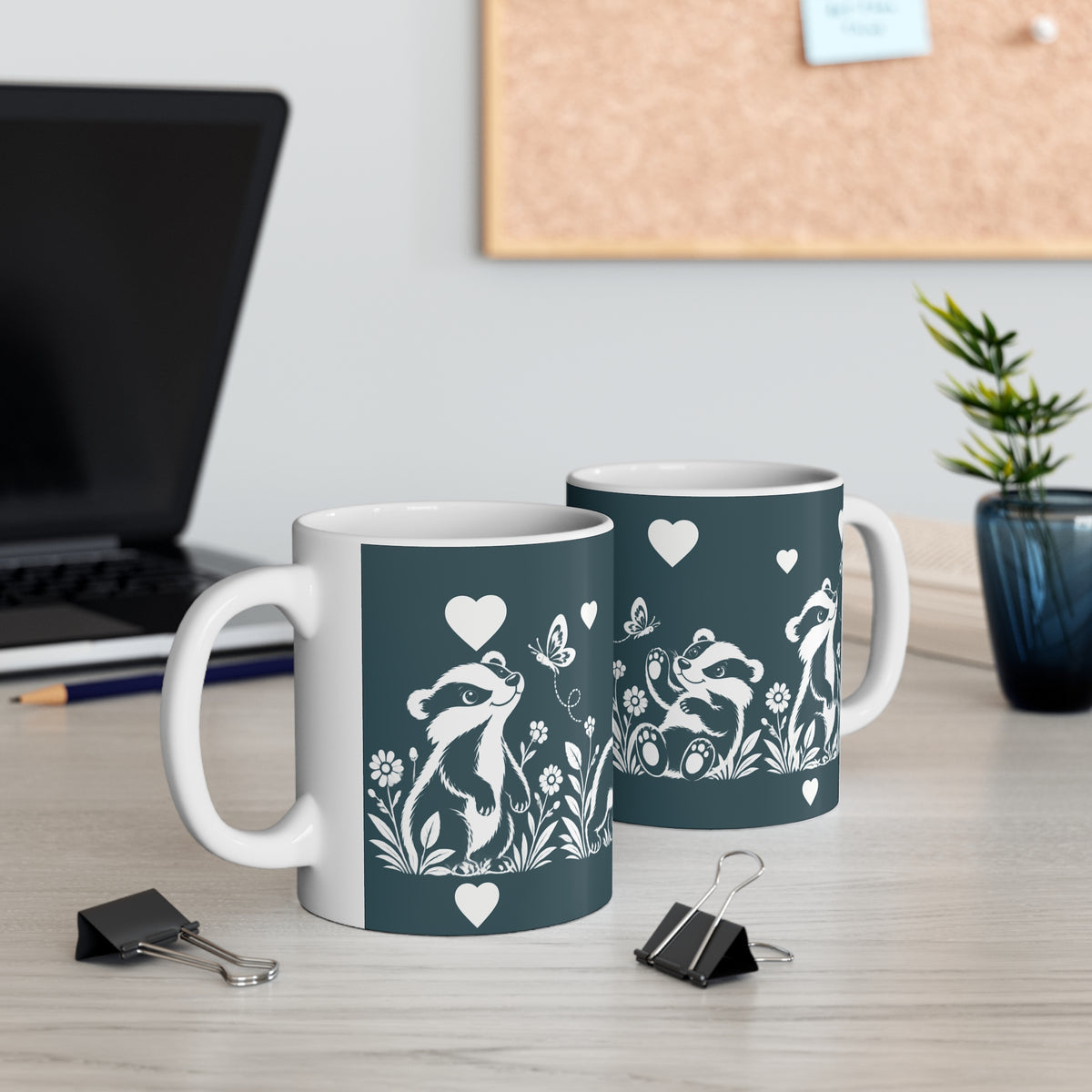 Ceramic Mug - Badger Fun