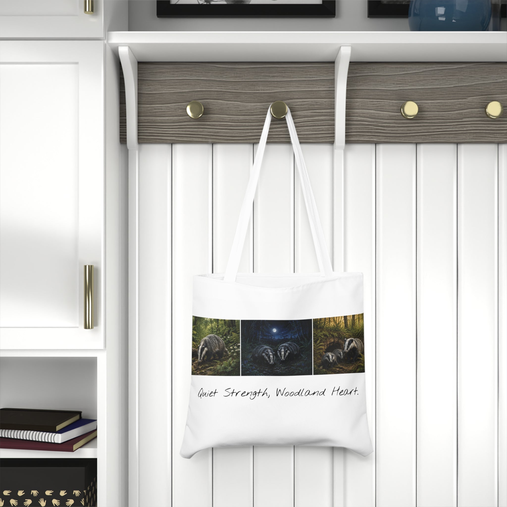 Copy of Copy of Large Beach Tote Bag – Happiness Comes in Waves