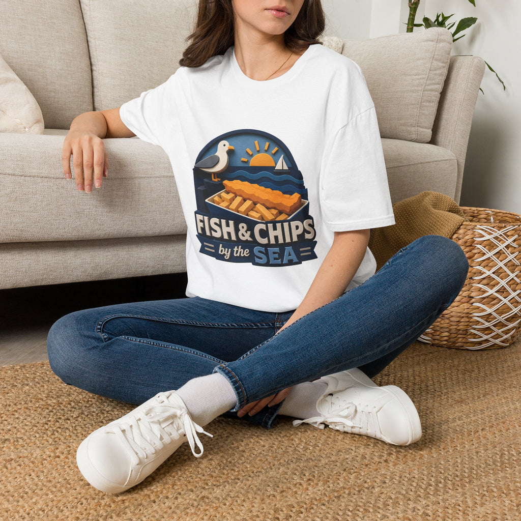 Unisex T-Shirt - Fish & Chips By The Sea