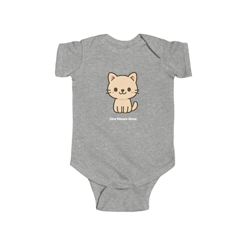 Babygrow - Zero Meows Given - Cat Chibi Design