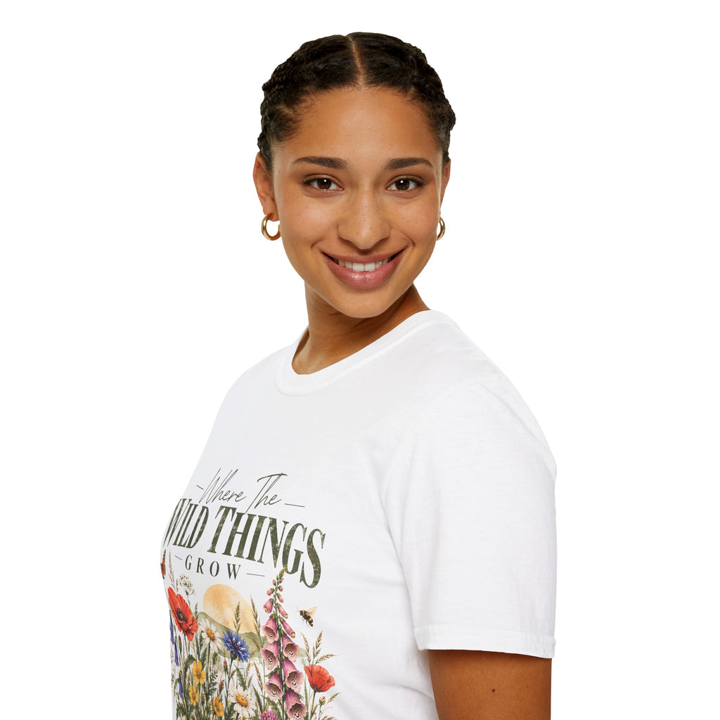 Unisex T-Shirt – Where the Wild Things Grow | Nature & Gardening T-Shirt